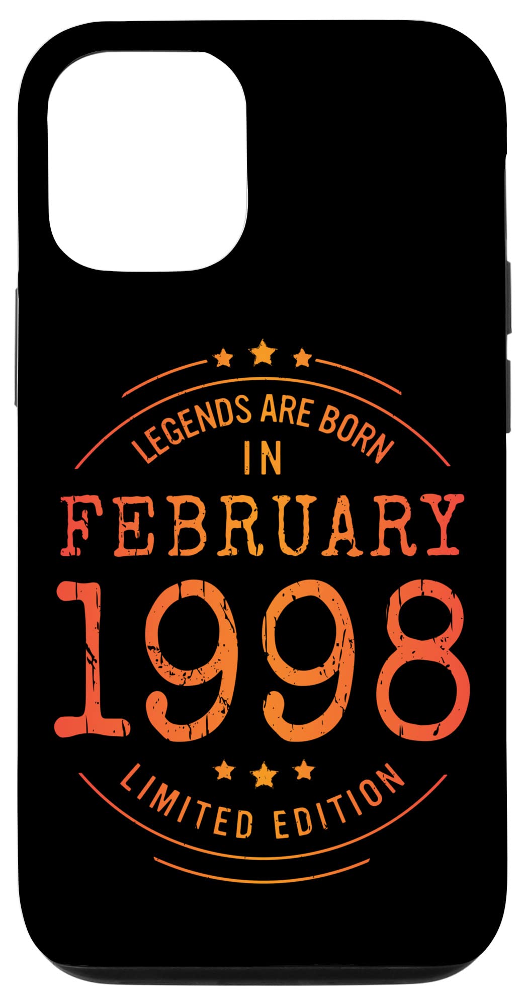 iPhone 12/12 Pro 誕生日 February 1998 年限定ギフト中古グランジヴィンテージ Limited 9月 Edition スマホケース