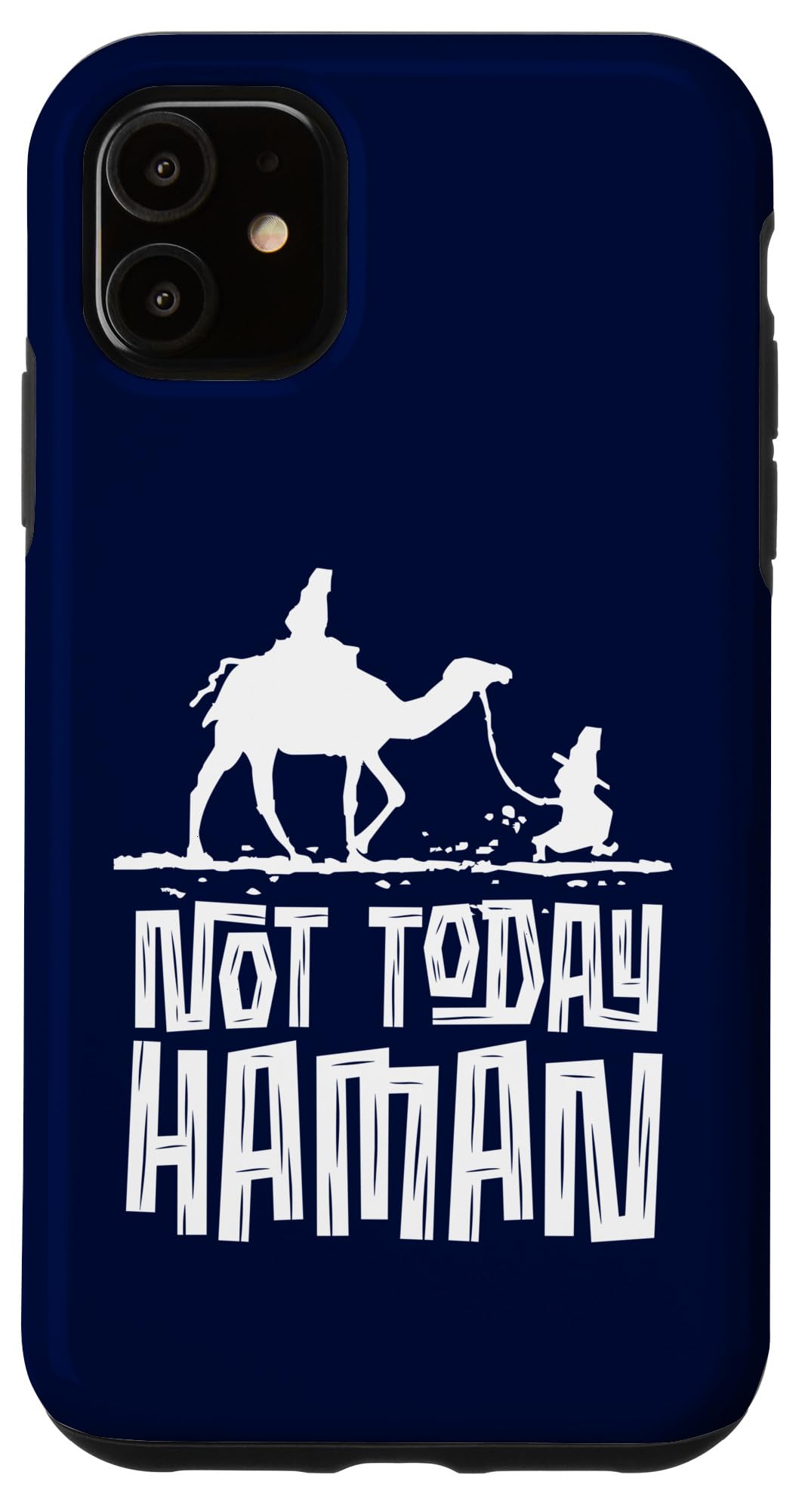 iPhone 11 ファニー Purim ユダヤ人 ユーモア Not Today Haman コスチューム ドレスアップ スマホケース