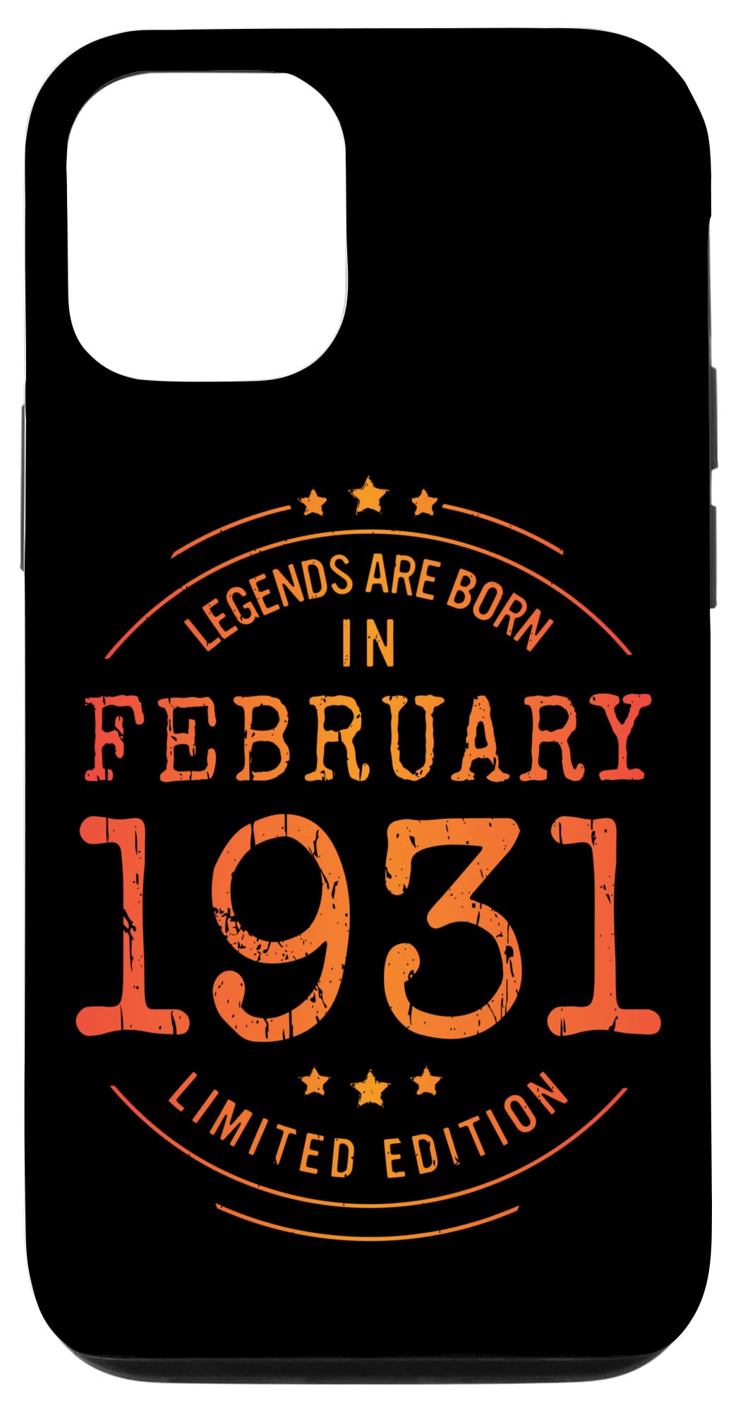 iPhone 12/12 Pro 誕生日 February 1931 年限定ギフト中古グランジヴィンテージ Limited 9月 Edition スマホケース