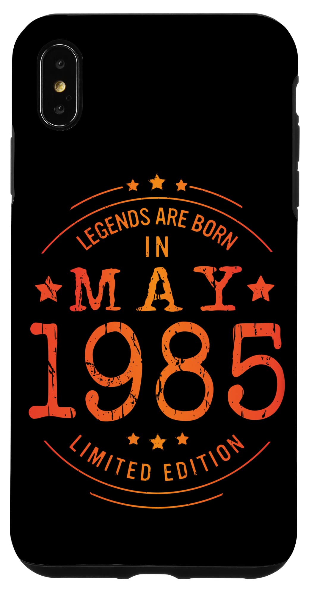 iPhone XS Max 誕生日 May 1985 年限定ギフト中古グランジヴィンテージ Limited Edition Legend スマホケース