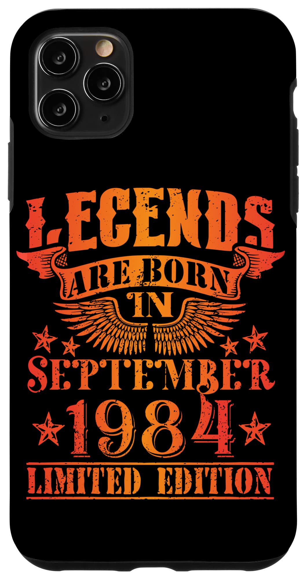 iPhone 11 Pro Max 誕生日 September 1984 年限定ギフト中古グランジヴィンテージ Limited 9月 Edition スマホケース