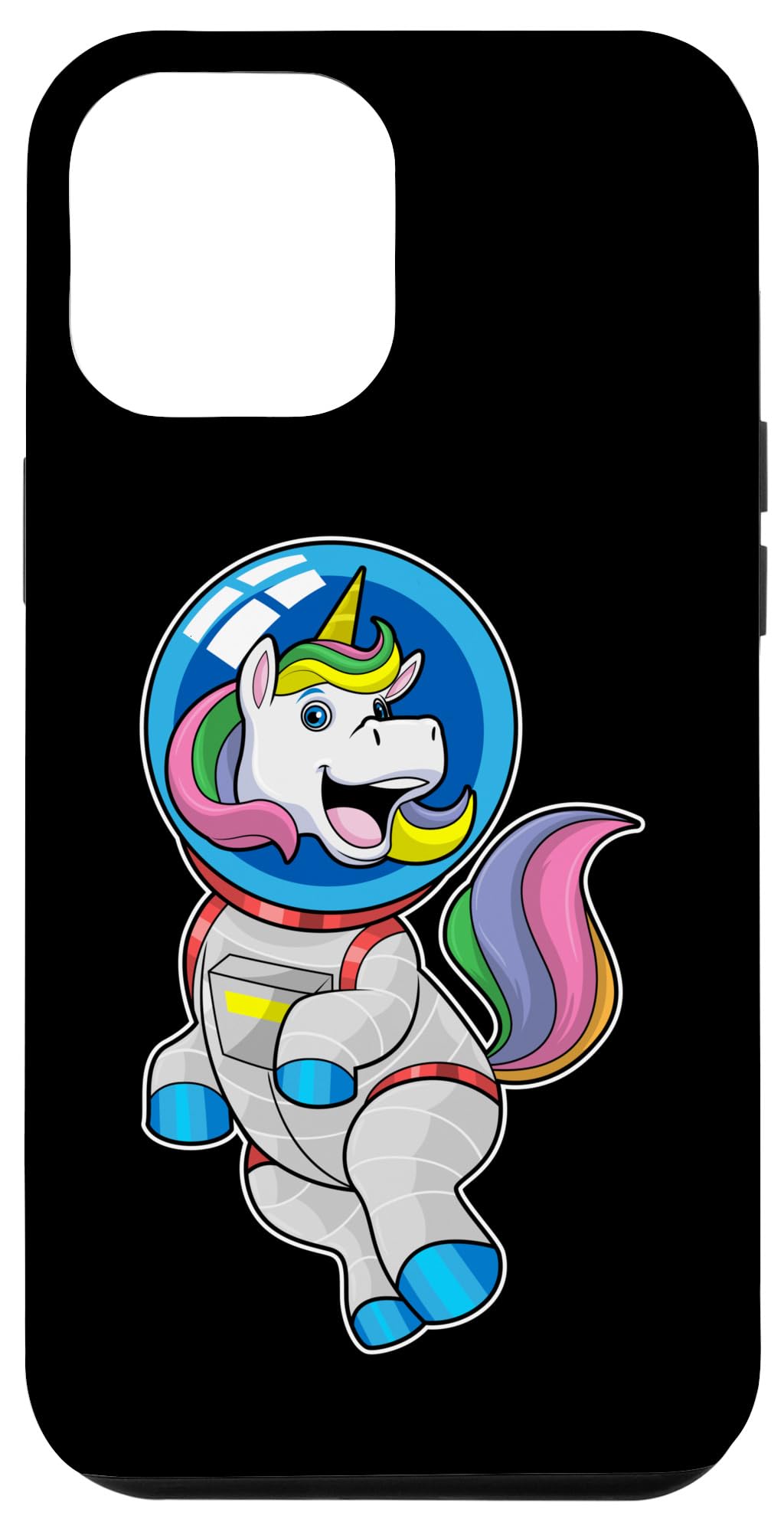 iPhone 13 Pro Max ユニコーン 宇宙飛行士 スペース スマホケース