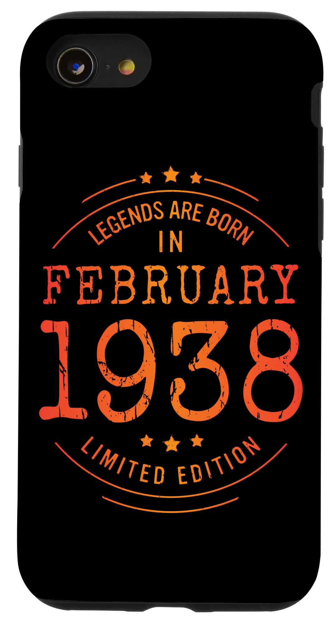 iPhone SE (2020) / 7 / 8 誕生日 February 1938 年限定ギフト中古グランジヴィンテージ Limited 9月 Edition スマホケース