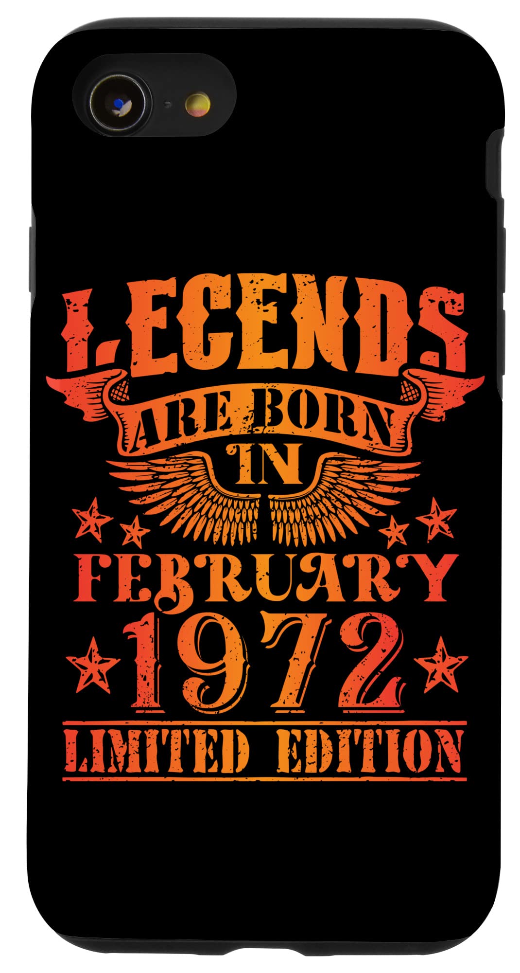 iPhone SE (2020) / 7 / 8 誕生日 February 1972 年限定ギフト中古グランジヴィンテージ Limited 9月 Edition スマホケース