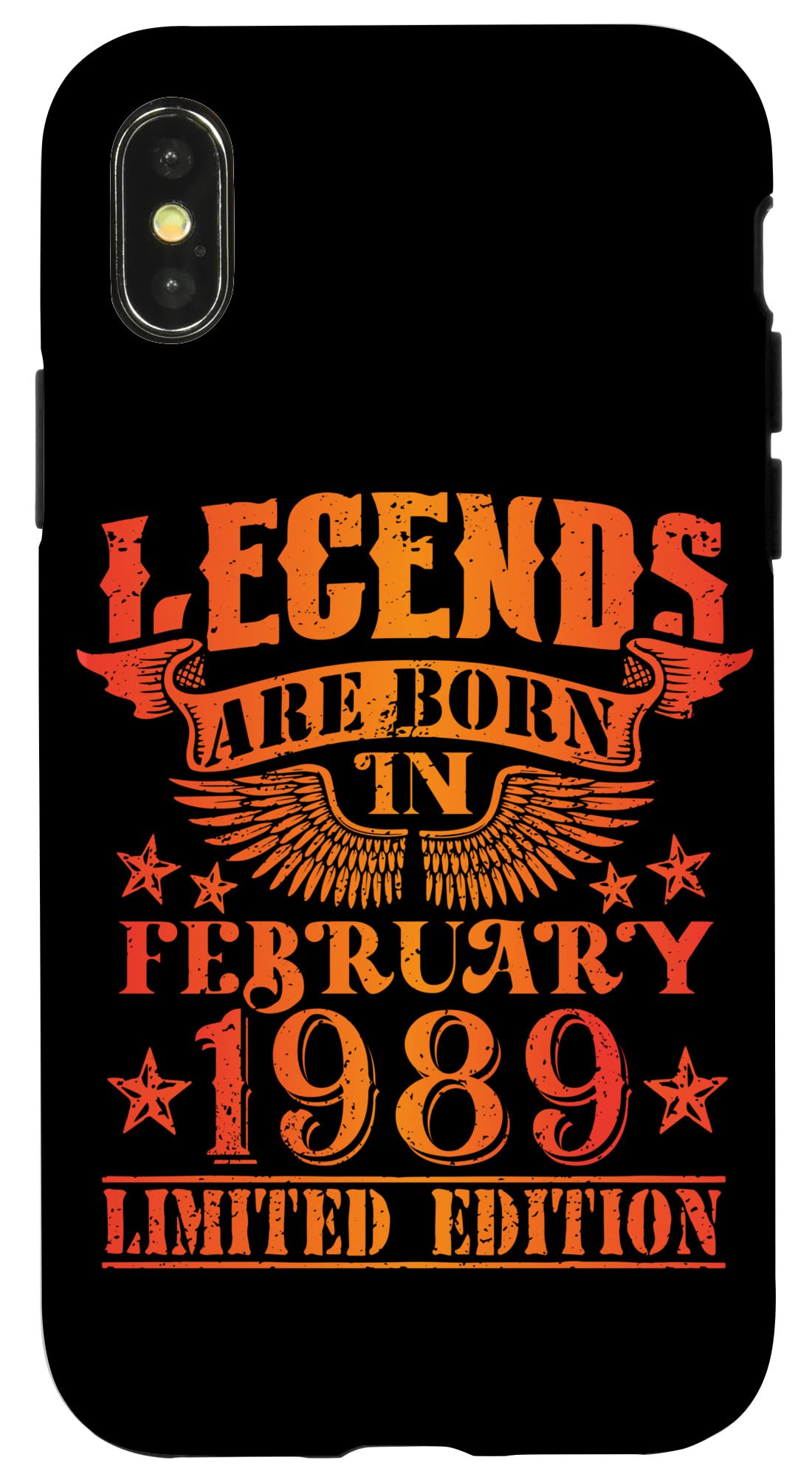 iPhone X/XS 誕生日 February 1989 年限定ギフト中古グランジヴィンテージ Limited 9月 Edition スマホケース