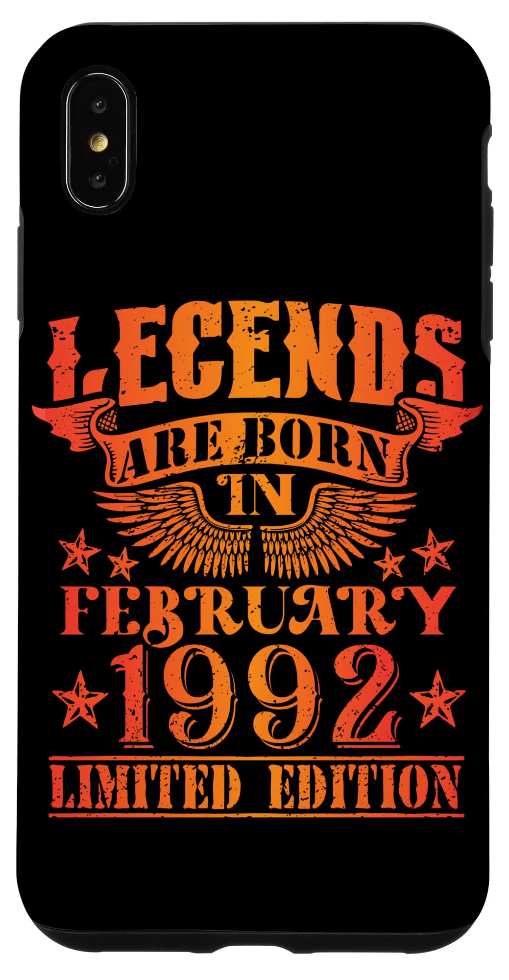 iPhone XS Max 誕生日 February 1992 年限定ギフト中古グランジヴィンテージ Limited 9月 Edition スマホケース