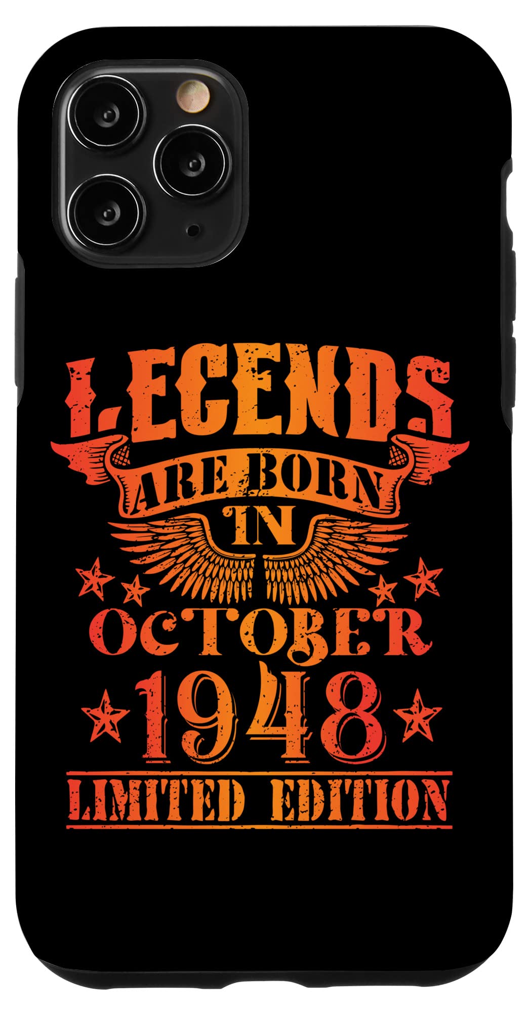 iPhone 11 Pro 誕生日 October 1948 年限定ギフト中古グランジヴィンテージ Limited 9月 Edition スマホケース