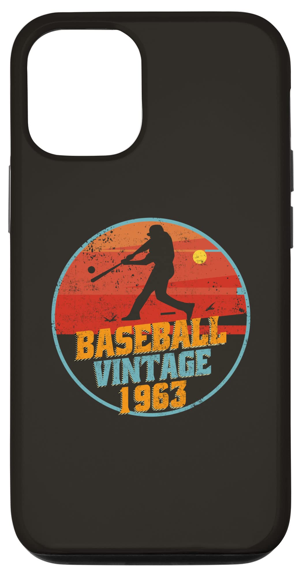 iPhone 12/12 Pro Baseball ベースボール-選手ヴィンテージ 1963 年生まれ バースデーベースボール スマホケース