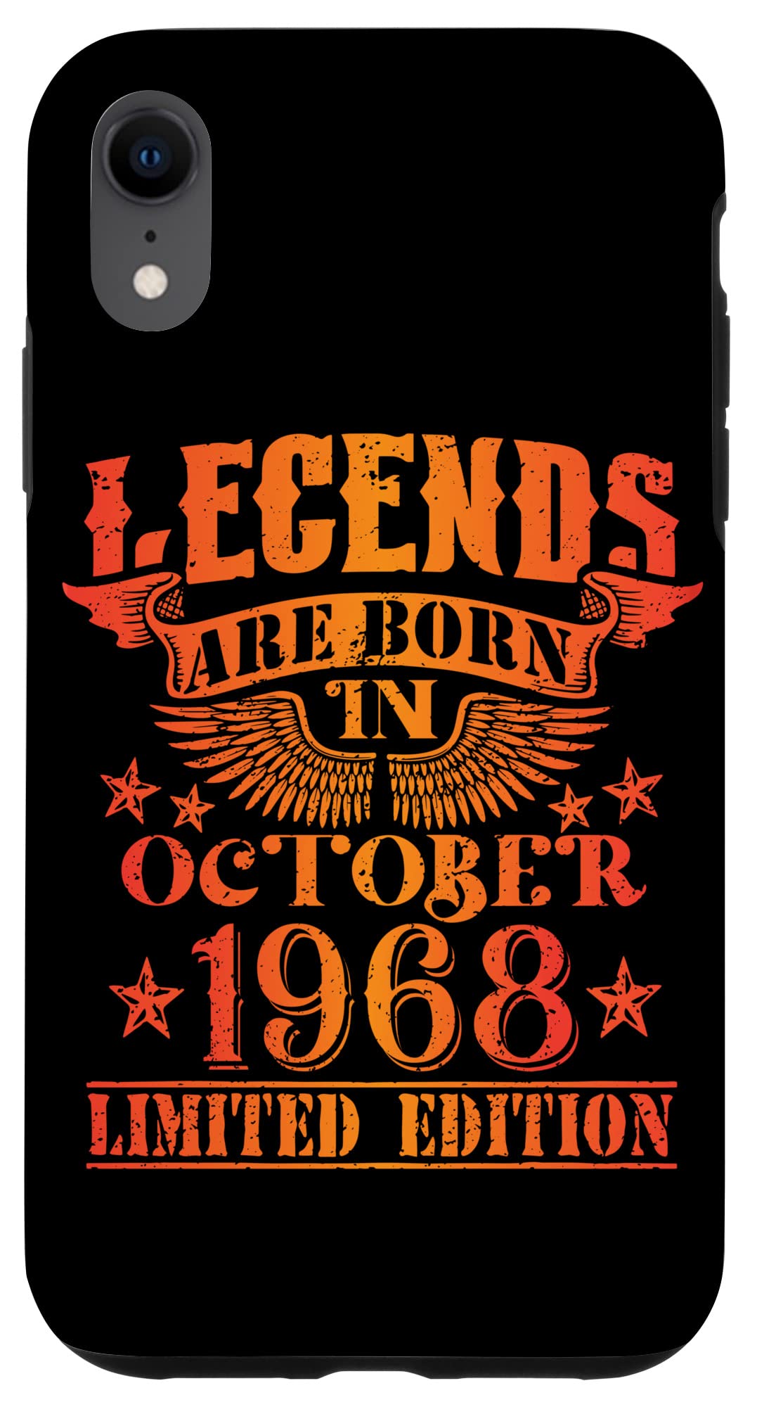 iPhone XR 誕生日 October 1968 年限定ギフト中古グランジヴィンテージ Limited 9月 Edition スマホケース