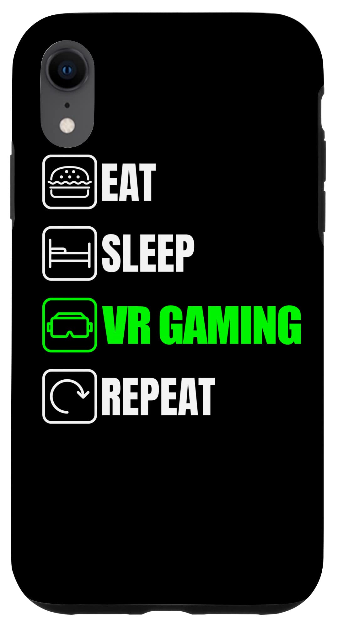 iPhone XR ゲーマー PCゲームビデオゲーム VRヘッドセットメガネ ゲーマー スマホケース