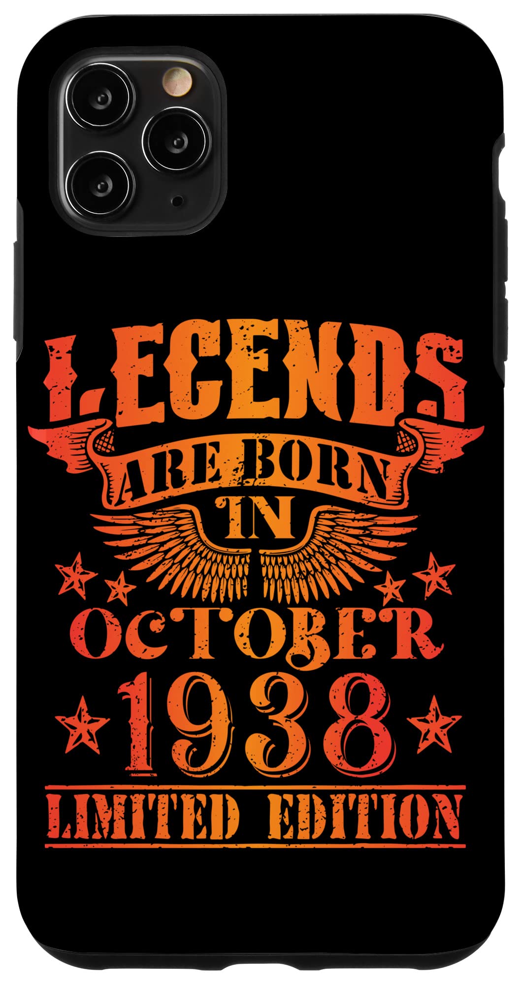iPhone 11 Pro Max 誕生日 October 1938 年限定ギフト中古グランジヴィンテージ Limited 9月 Edition スマホケース