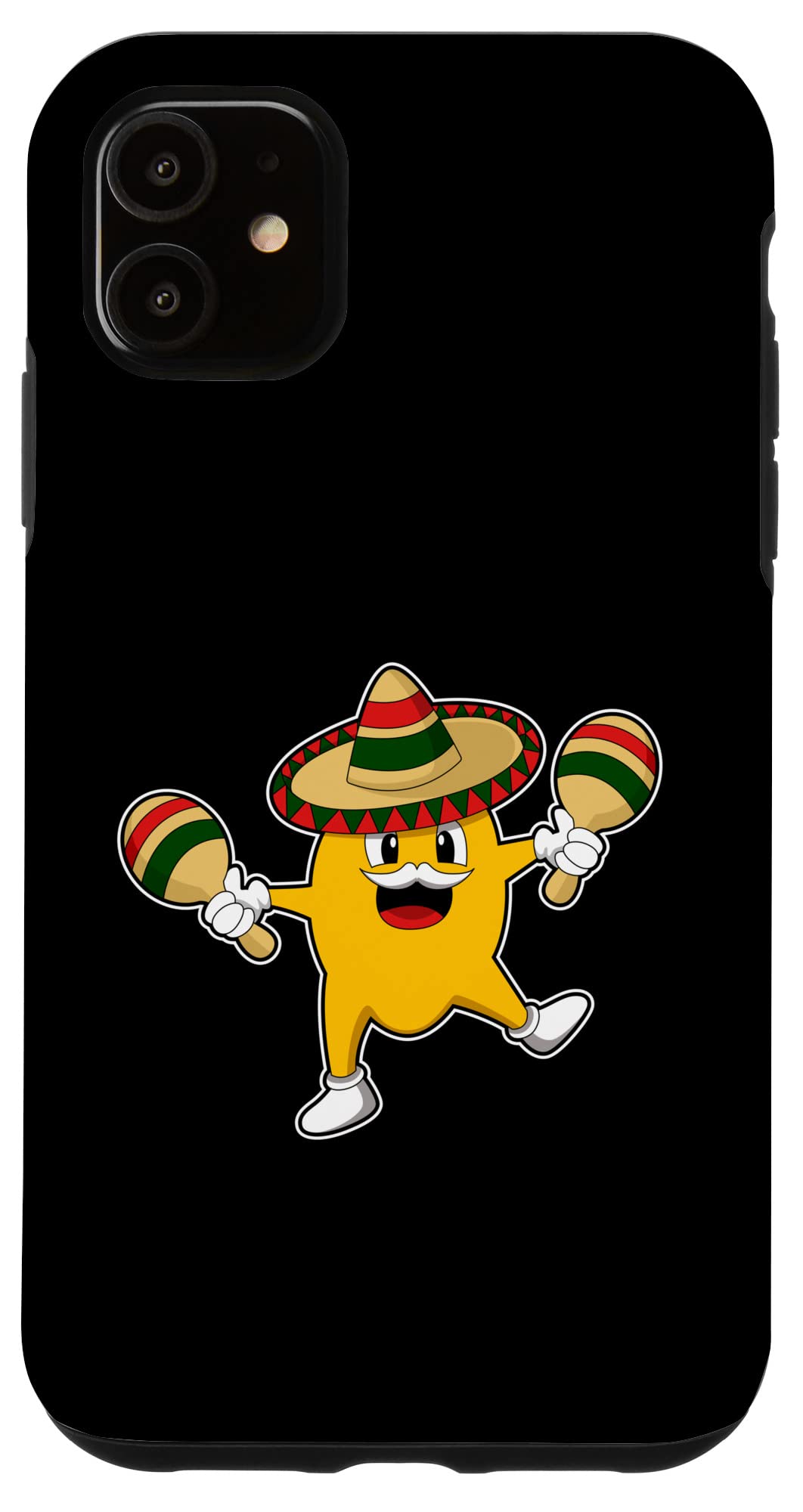 iPhone 11 マンゴー 音楽家 マラカス 音楽 スマホケース