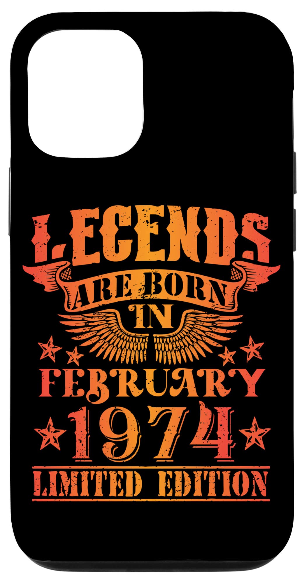 iPhone 12/12 Pro 誕生日 February 1974 年限定ギフト中古グランジヴィンテージ Limited 9月 Edition スマホケース