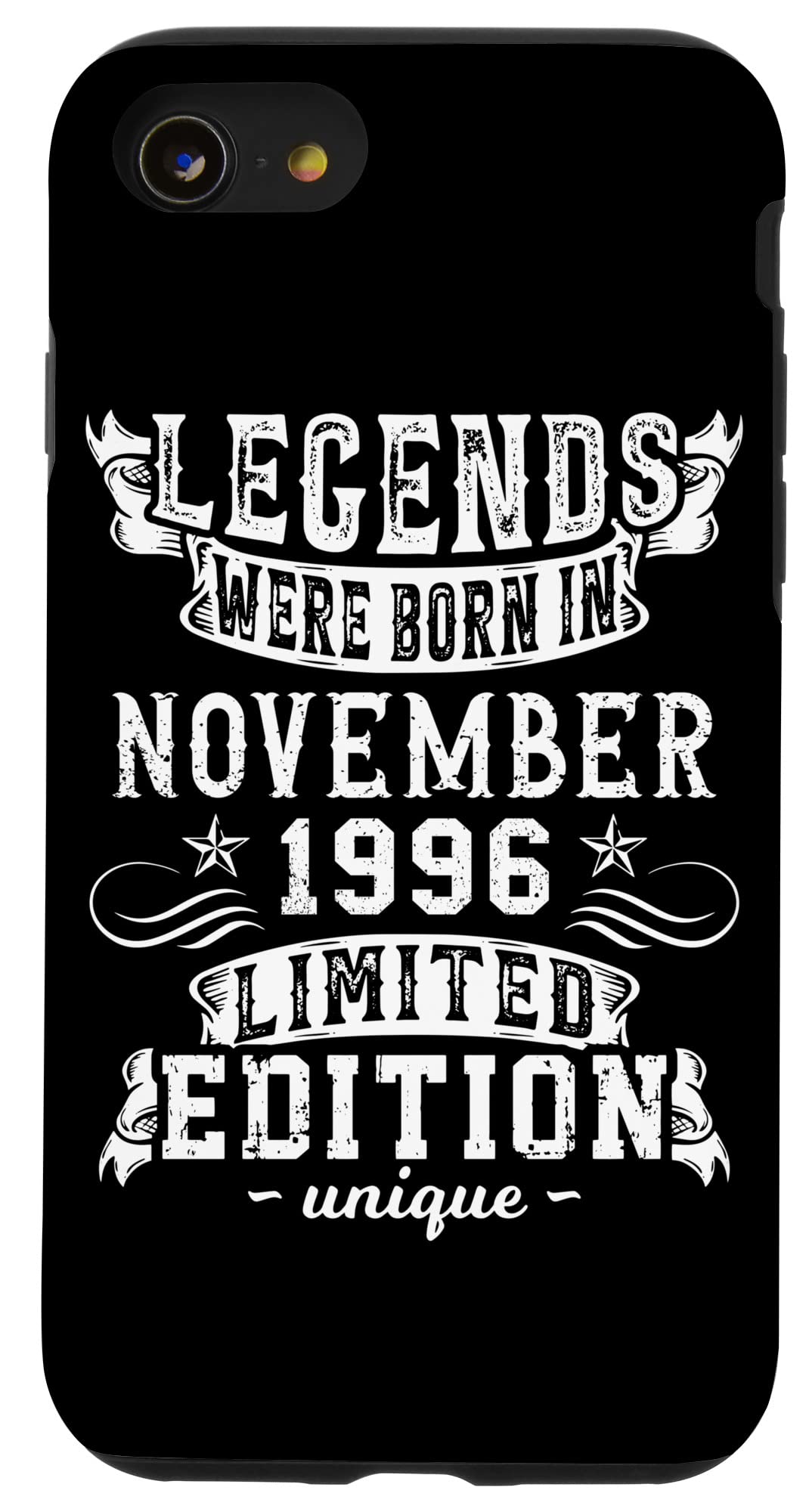 iPhone SE (2020) / 7 / 8 誕生日 November 1996 年限定ギフト中古グランジヴィンテージ Limited Edition Legend スマホケース