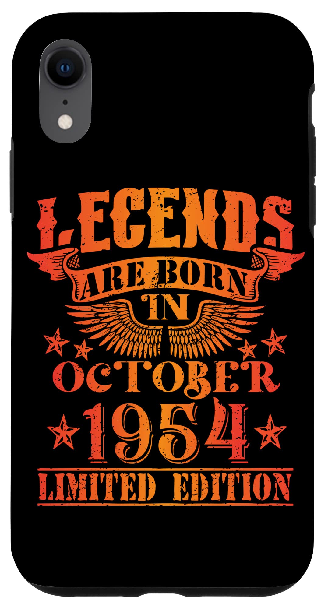 iPhone XR 誕生日 October 1954 年限定ギフト中古グランジヴィンテージ Limited 9月 Edition スマホケース