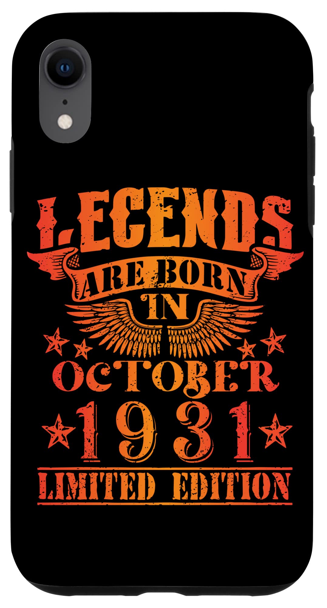 iPhone XR 誕生日 October 1931 年限定ギフト中古グランジヴィンテージ Limited 9月 Edition スマホケース