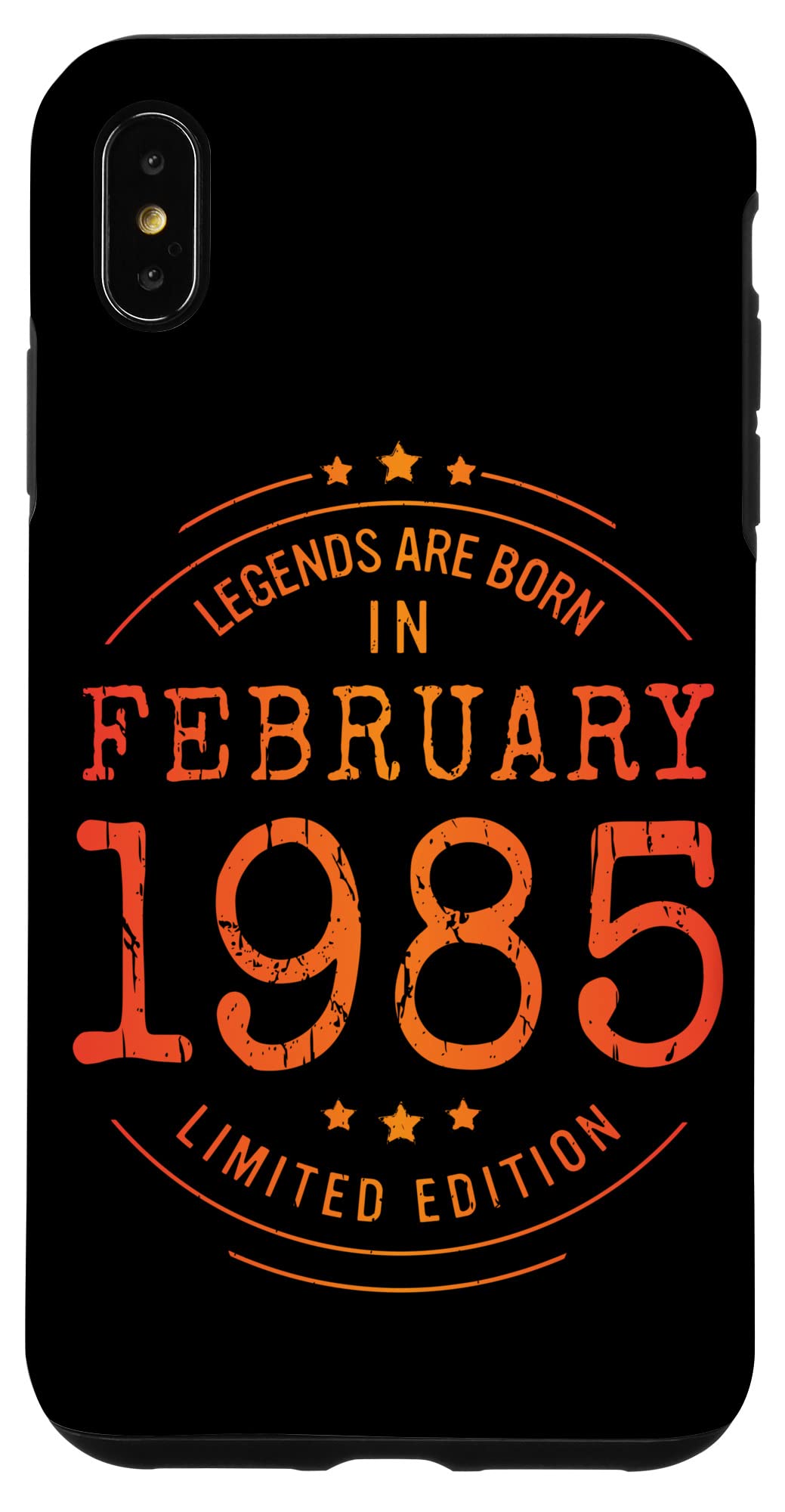 iPhone XS Max 誕生日 February 1985 年限定ギフト中古グランジヴィンテージ Limited 9月 Edition スマホケース