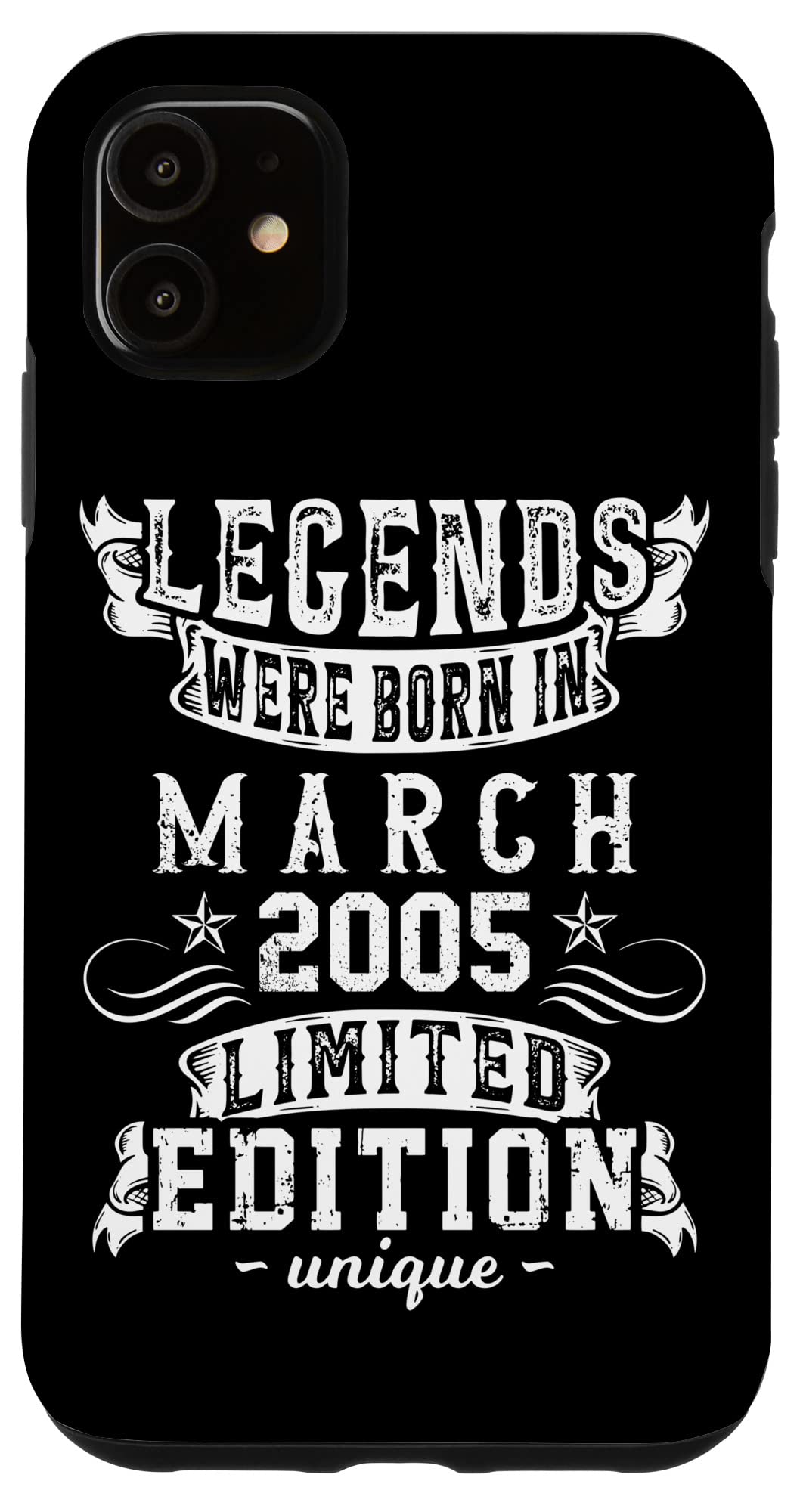 iPhone 11 誕生日 March 2005 年限定ギフト中古グランジヴィンテージ Limited Edition スマホケース