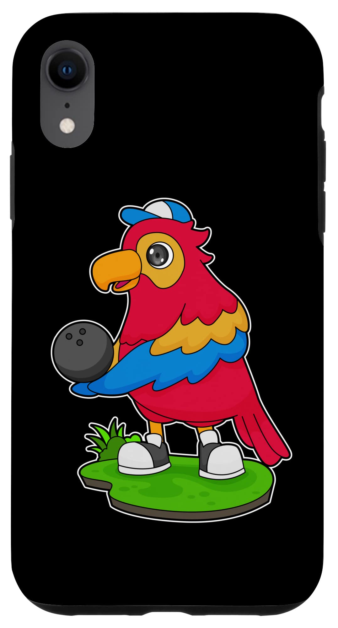 iPhone XR オウム ボウリング ボウリングボール スポーツ スマホケース