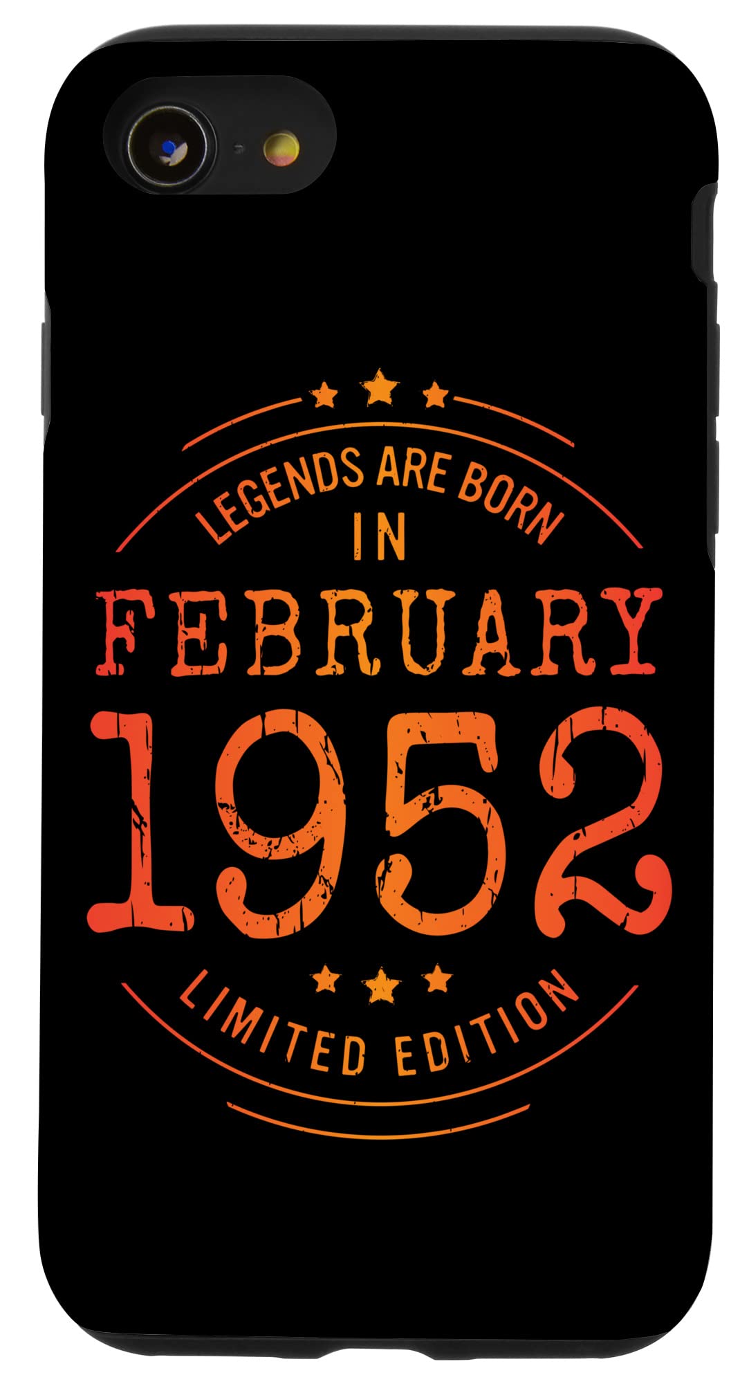 iPhone SE (2020) / 7 / 8 誕生日 February 1952 年限定ギフト中古グランジヴィンテージ Limited 9月 Edition スマホケース