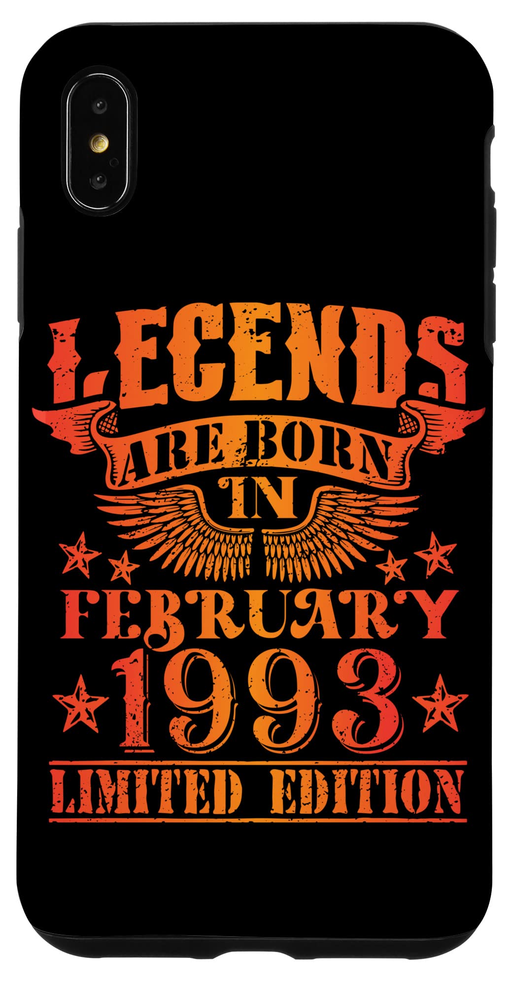 iPhone XS Max 誕生日 February 1993 年限定ギフト中古グランジヴィンテージ Limited 9月 Edition スマホケース