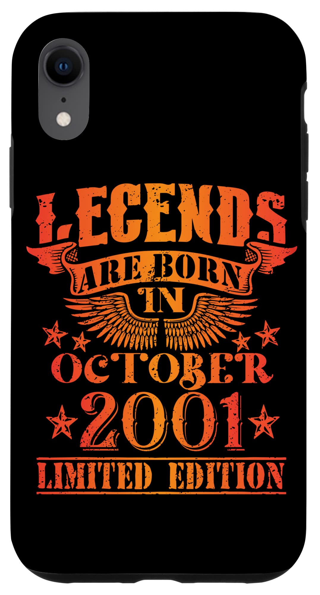 iPhone XR 誕生日 October 2001 年限定ギフト中古グランジヴィンテージ Limited 9月 Edition スマホケース