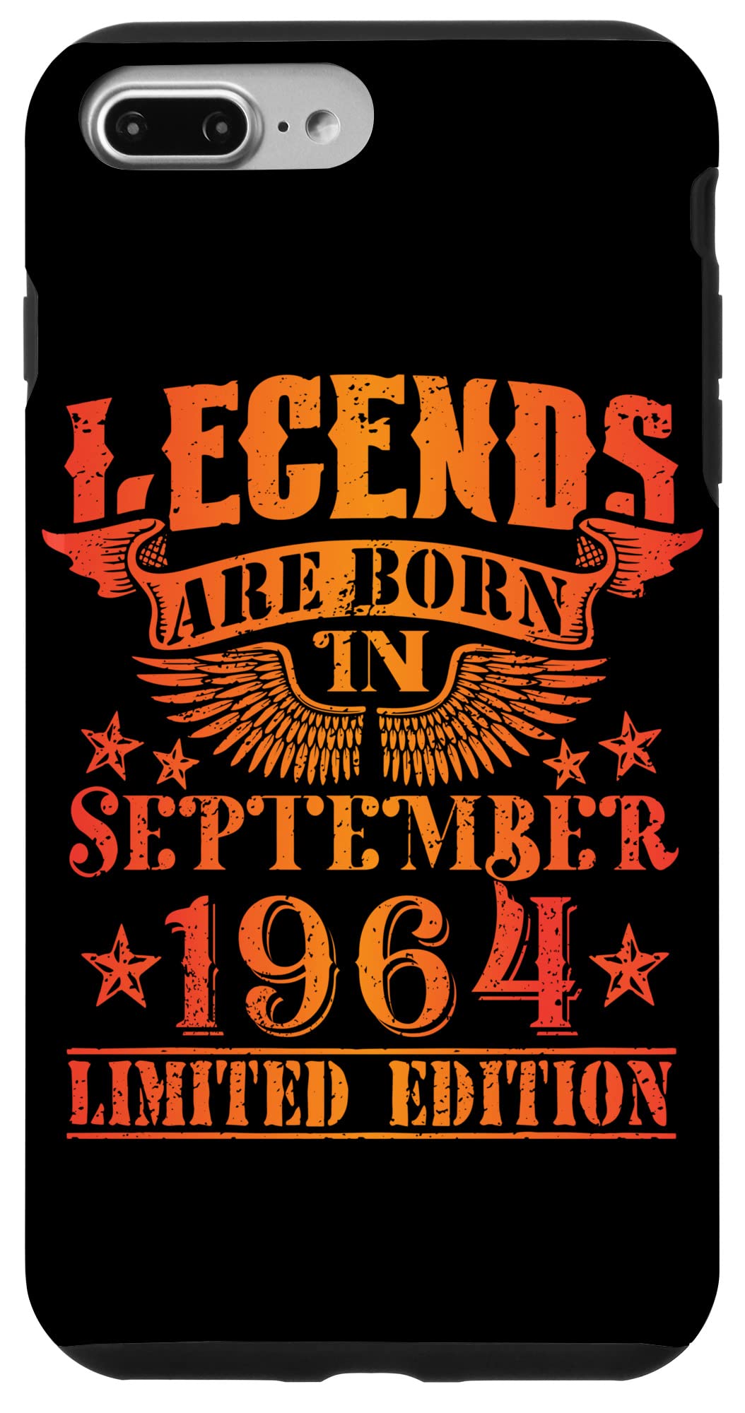 iPhone 7 Plus/8 Plus 誕生日 September 1964 年限定ギフト中古グランジヴィンテージ Limited 9月 Edition スマホケース