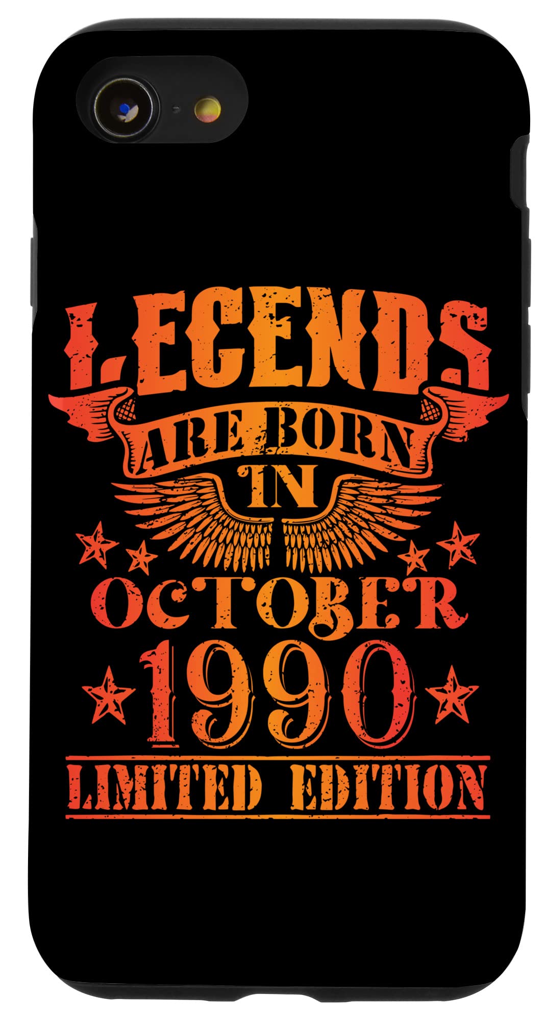 iPhone SE (2020) / 7 / 8 誕生日 October 1990 年限定ギフト中古グランジヴィンテージ Limited 9月 Edition スマホケース