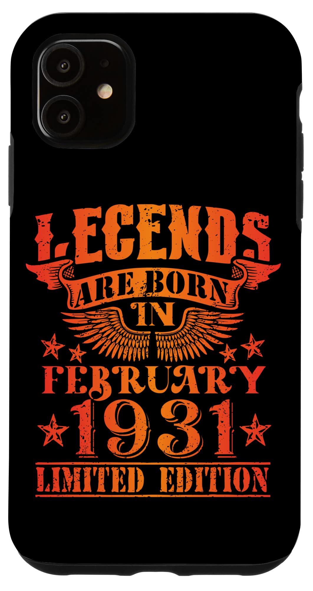 iPhone 11 誕生日 February 1931 年限定ギフト中古グランジヴィンテージ Limited 9月 Edition スマホケース