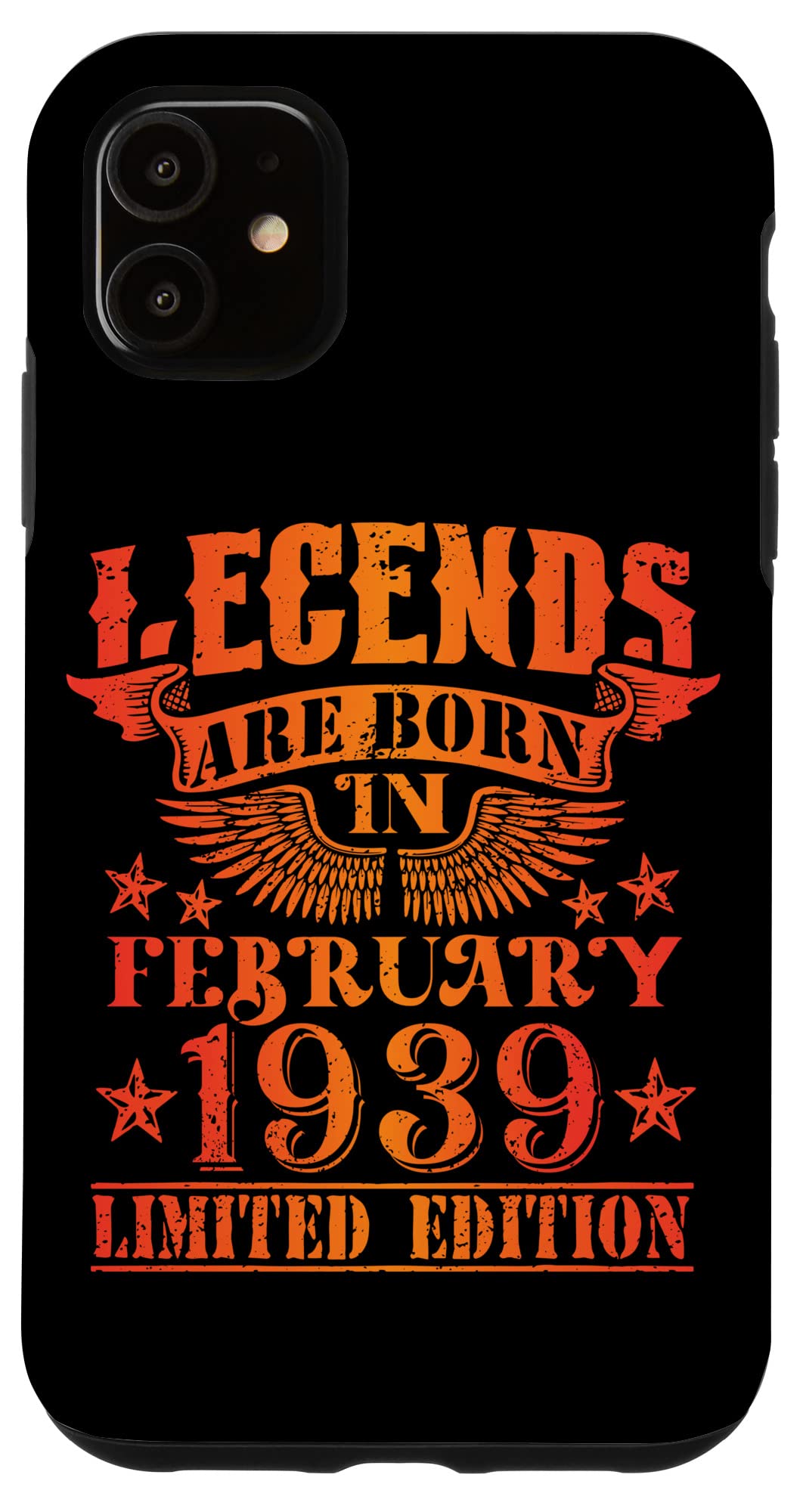 iPhone 11 誕生日 February 1939 年限定ギフト中古グランジヴィンテージ Limited 9月 Edition スマホケース