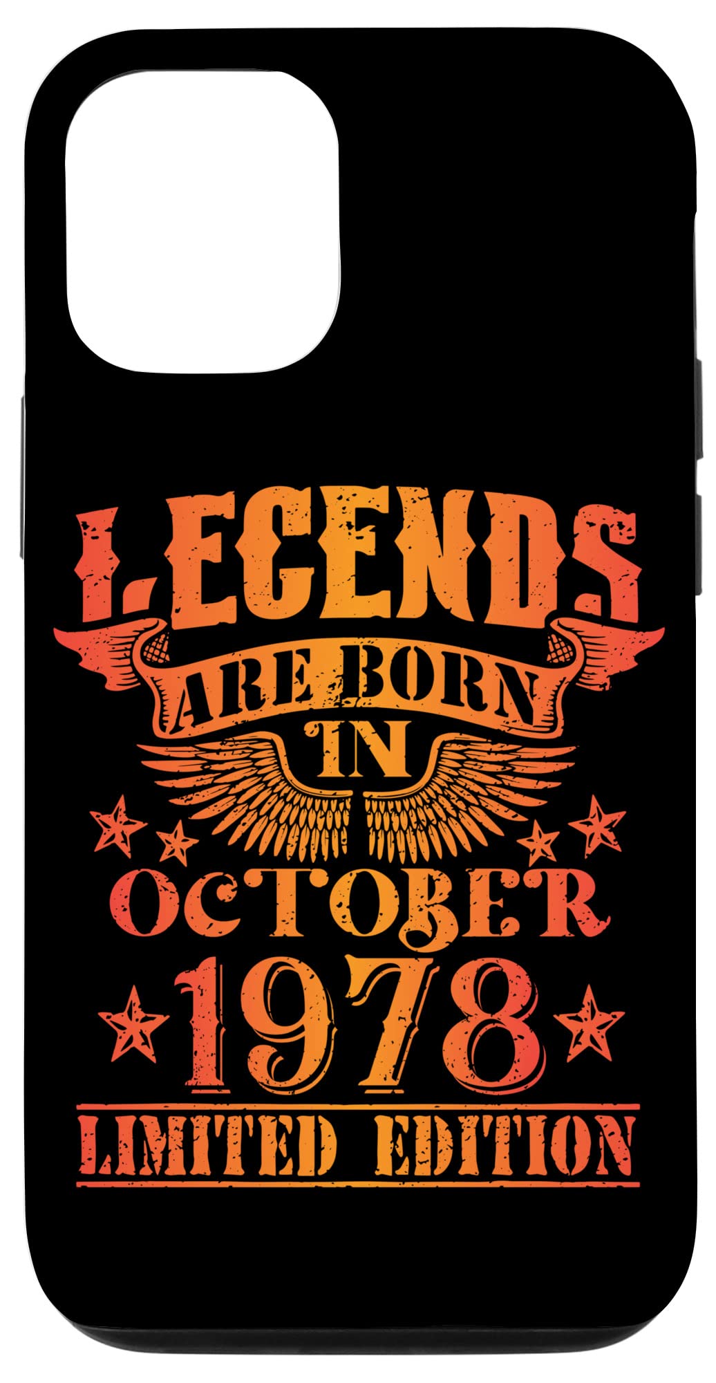 iPhone 12/12 Pro 誕生日 October 1978 年限定ギフト中古グランジヴィンテージ Limited 9月 Edition スマホケース