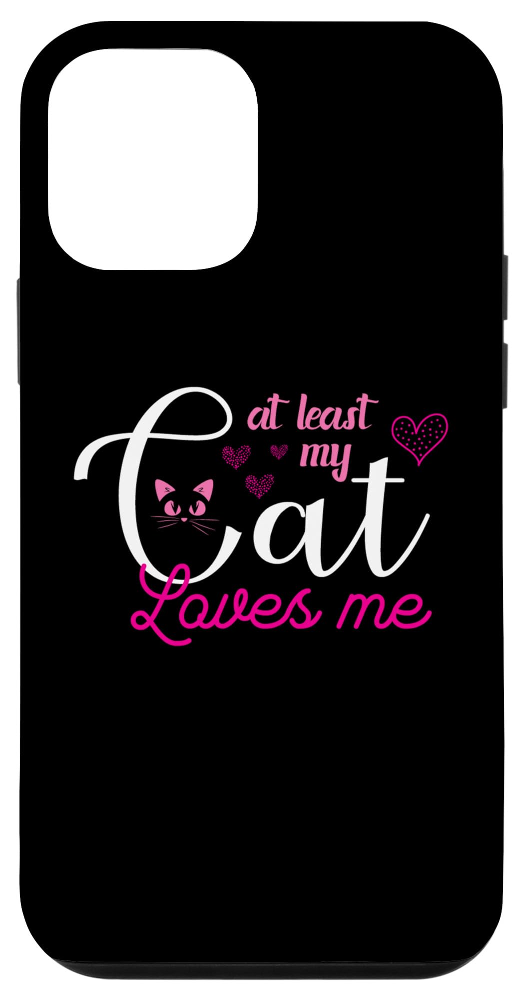 iPhone 12 mini At Least Cat Loves Me 猫好きの子猫 お母さん オーナーマイ スマホケース