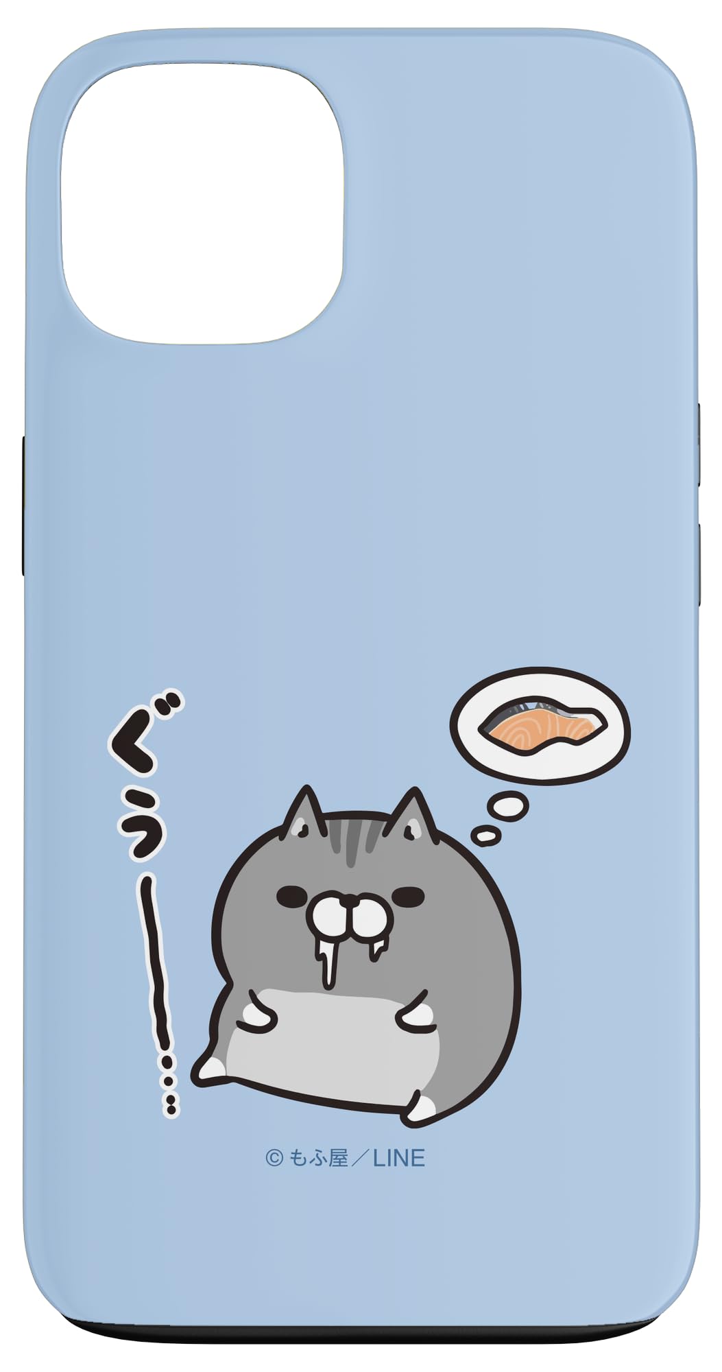 iPhone 13 ボンレス犬とボンレス猫 はらぺこ ボンレス猫 スマホケース