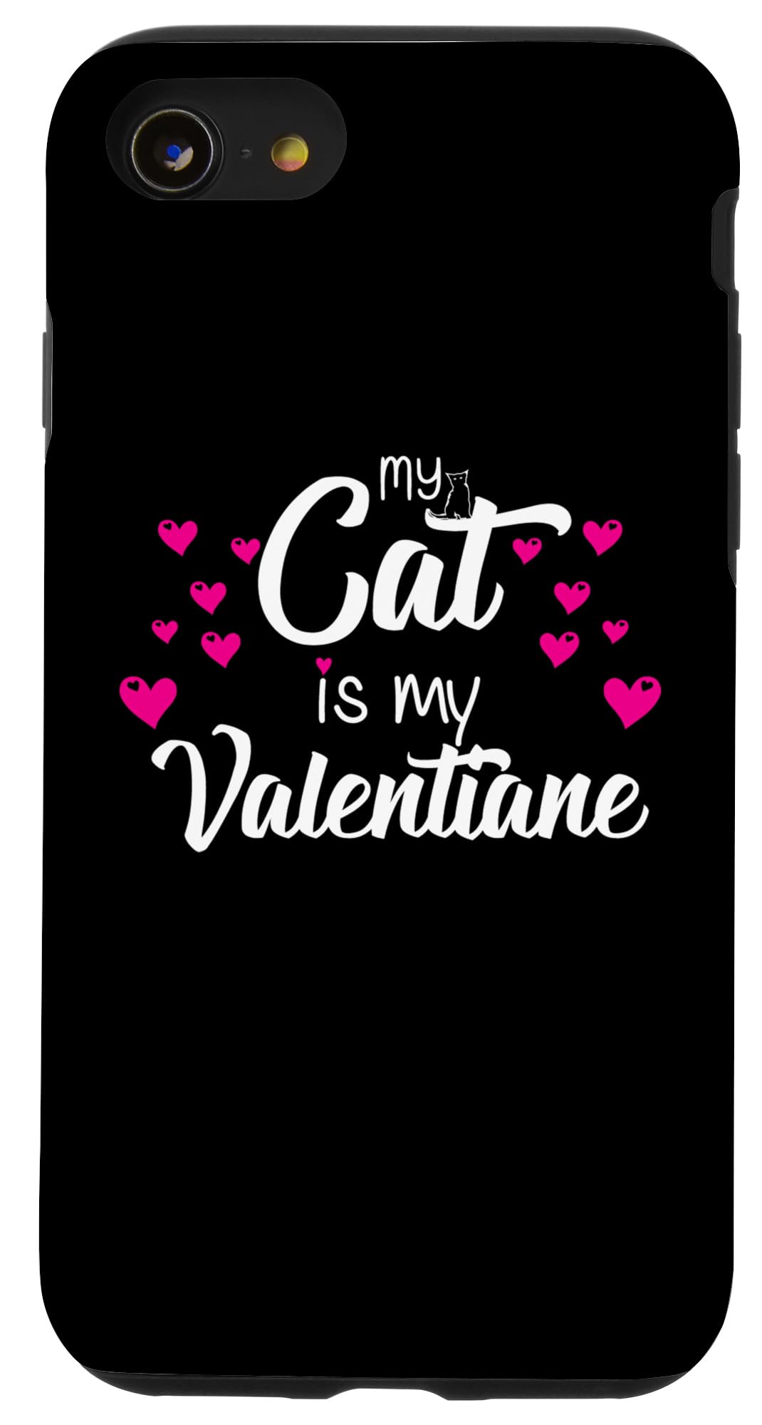 iPhone SE (2020) / 7 / 8 Cat Is My Valentiane Cat Lover's Kitty Mom オーナー スマホケース