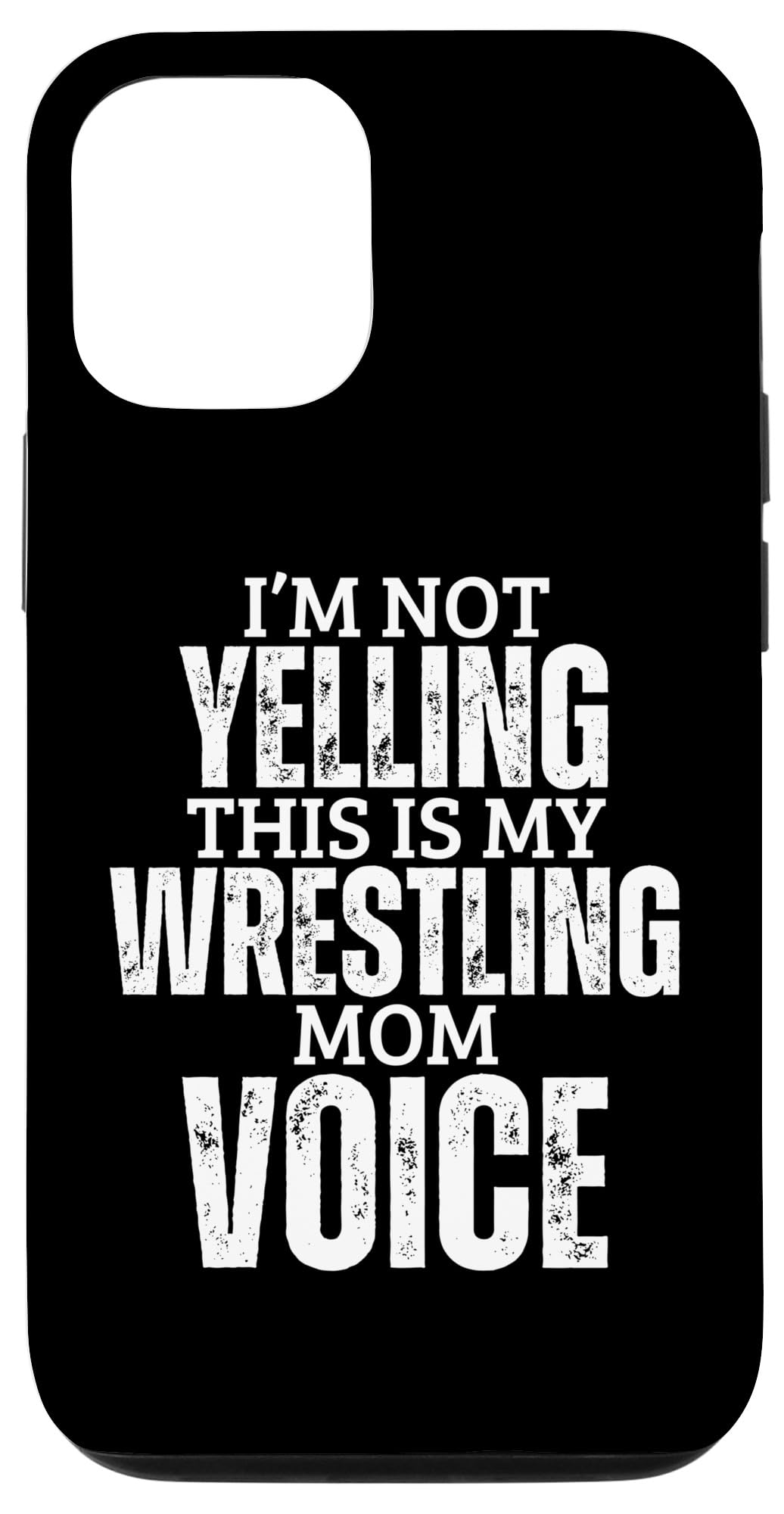 iPhone 12/12 Pro Wrestling Mom Voice Funny Women Mother Wrestler スマホケース