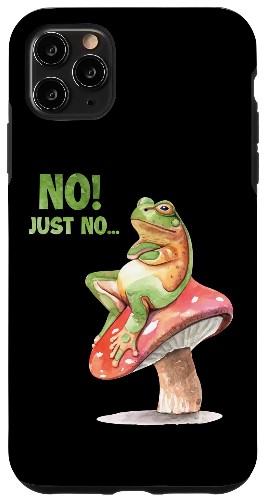 iPhone 11 Pro Max No Just No Tadpole、リーフフロッグ、ヒキガエルブリーダー。 スマホケース