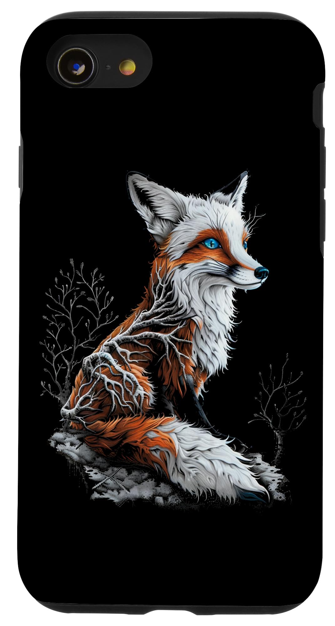 iPhone SE (2020) / 7 / 8 面白いキツネ キツネのアート 動物愛好家 野生動物 自然 キツネ Cute Fox Animal Lover Art スマホケース