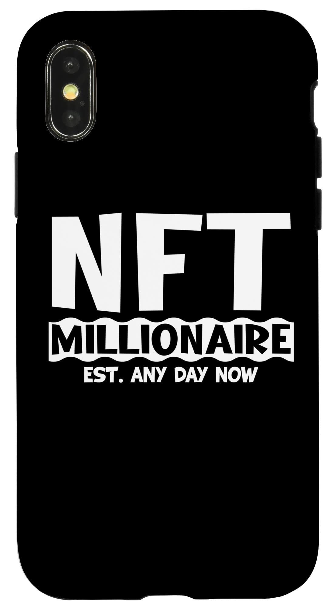 iPhone X/XS NFTミリオネア非機能トークン取引暗号投資 スマホケース