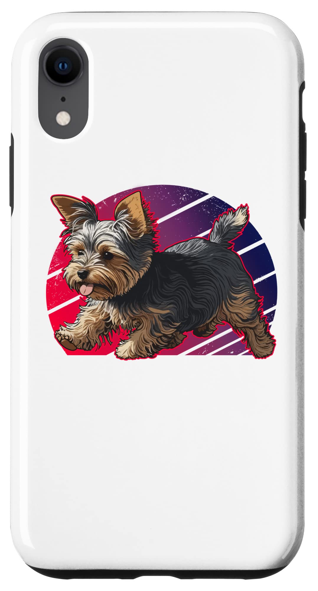 iPhone XR ヨークシャーテリア犬 ポップアート 誇り高きヨーキー 犬好き オーナー スマホケース
