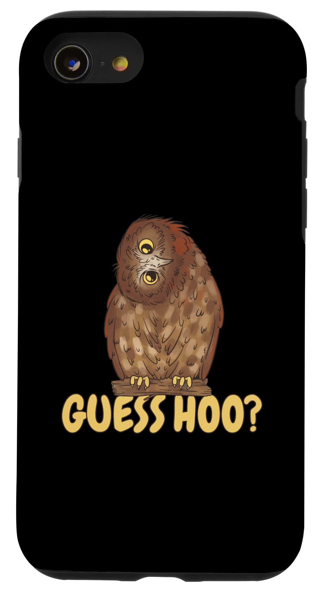 iPhone SE (2020) / 7 / 8 Guess Hoo おかしなフクロウのゲス・フー スマホケース