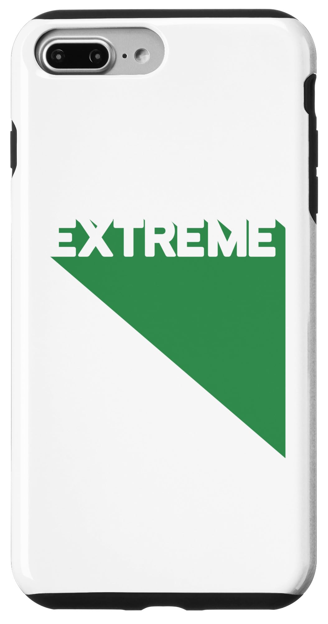 iPhone 7 Plus/8 Plus Extreme Green モダン ジム フィットネス ワークアウト ジム トレーニング スマホケース