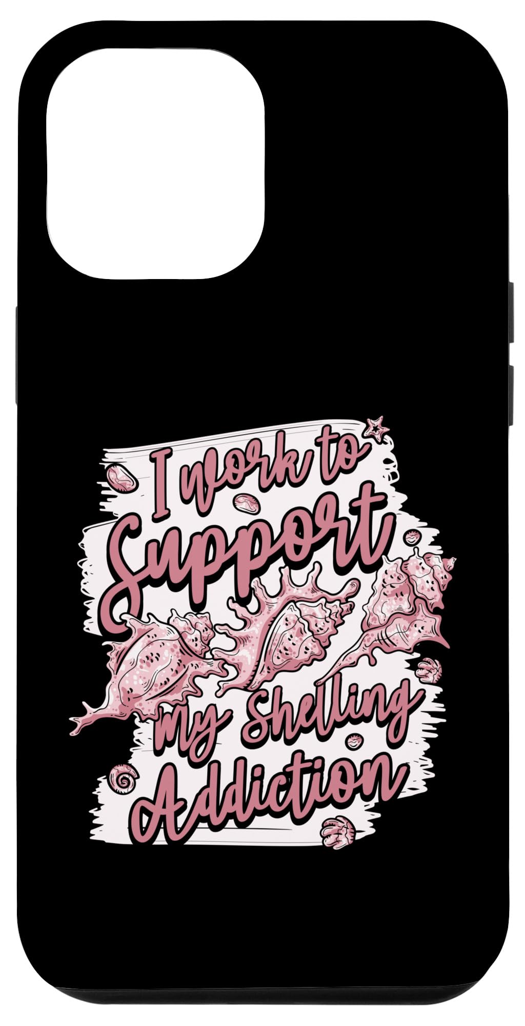 iPhone 14 Pro Max Work To Support Shelling Addiction シェル貝殻集合 スマホケース
