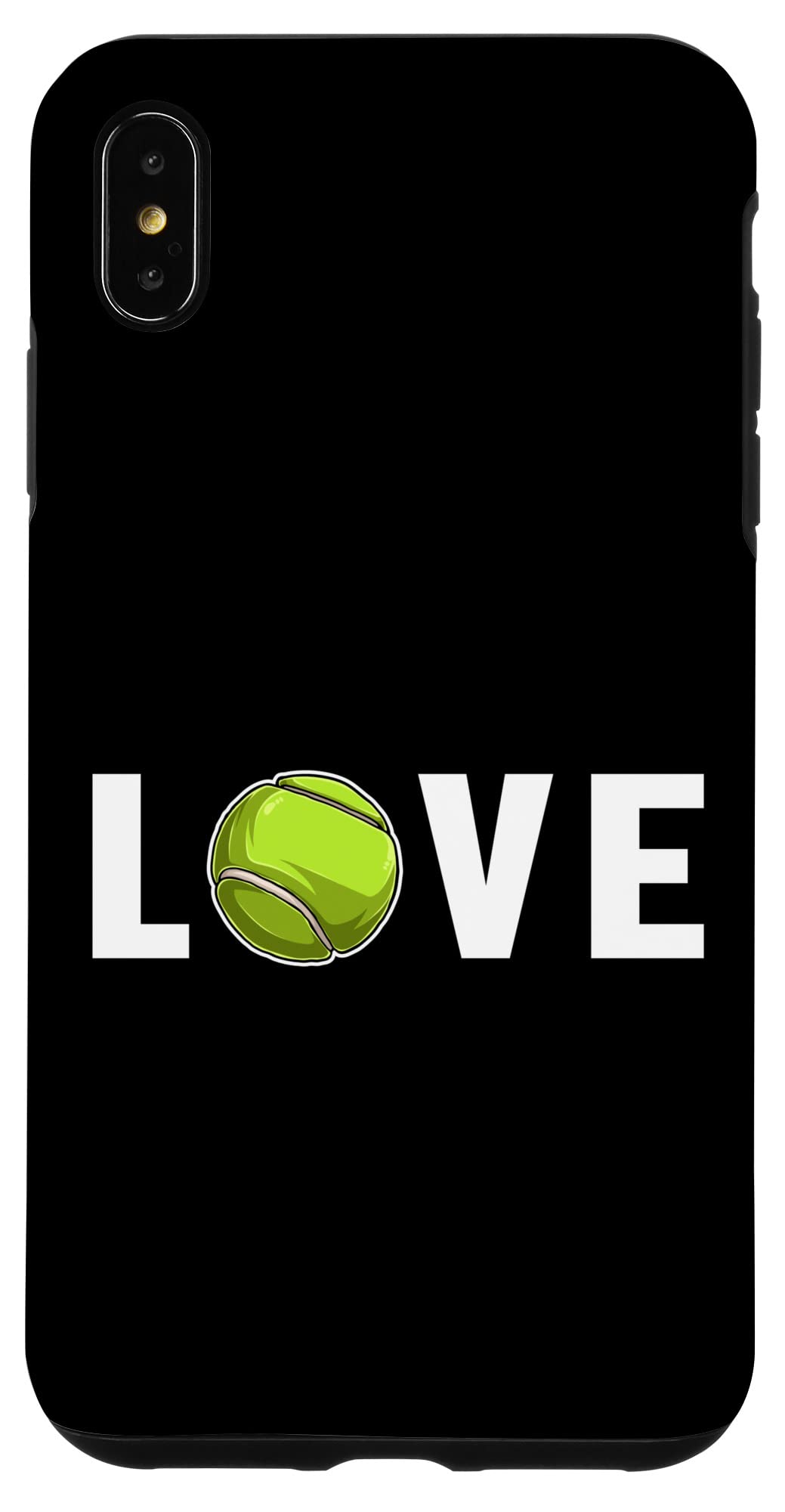 iPhone XS Max Tennis Love テニスラケット テニストレーナー スマホケース