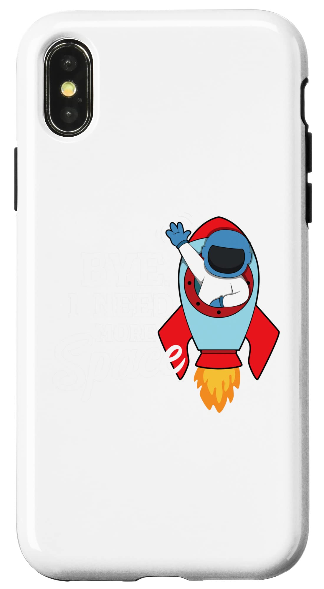 iPhone X/XS 宇宙飛行士 月 天文学 宇宙 惑星 スマホケース