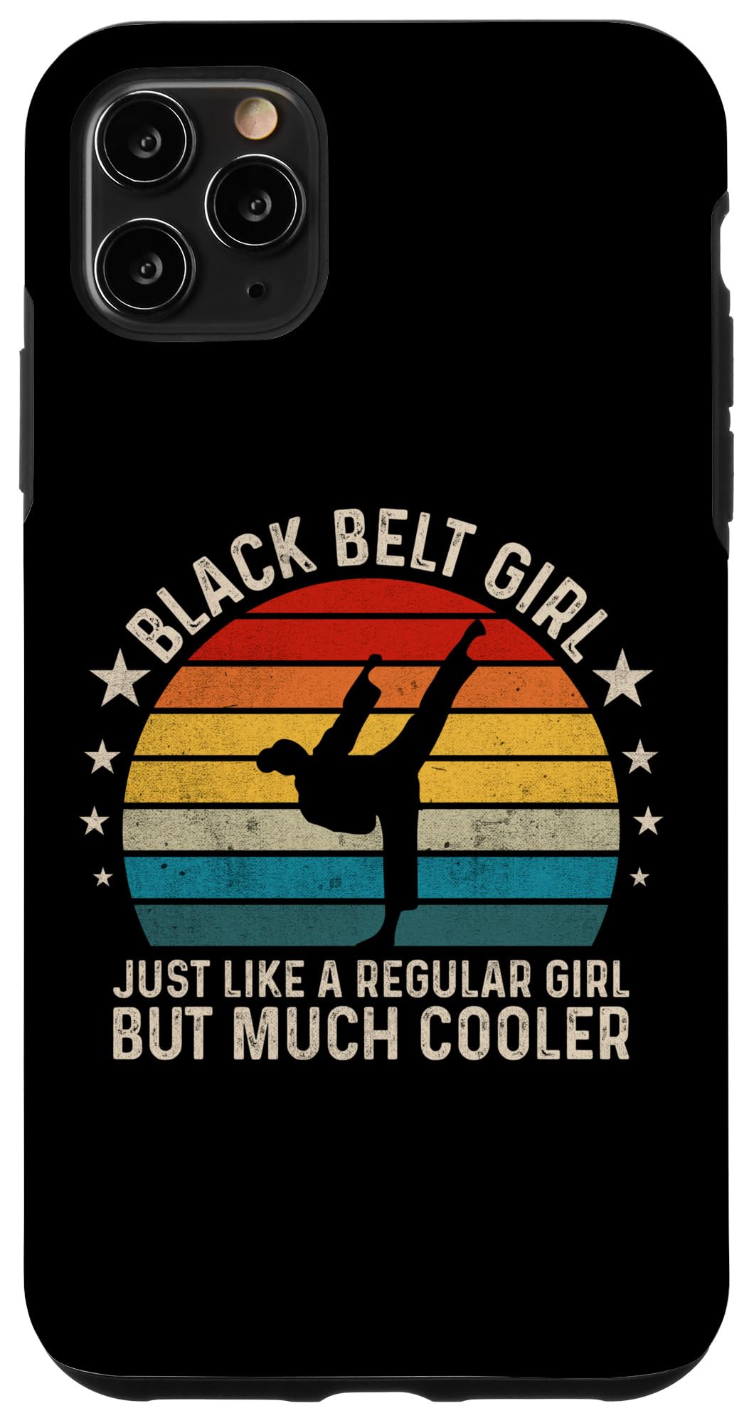 iPhone 11 Pro Max Black Belt Girl Just Like A Regular Girl But Much Cooler スマホケース