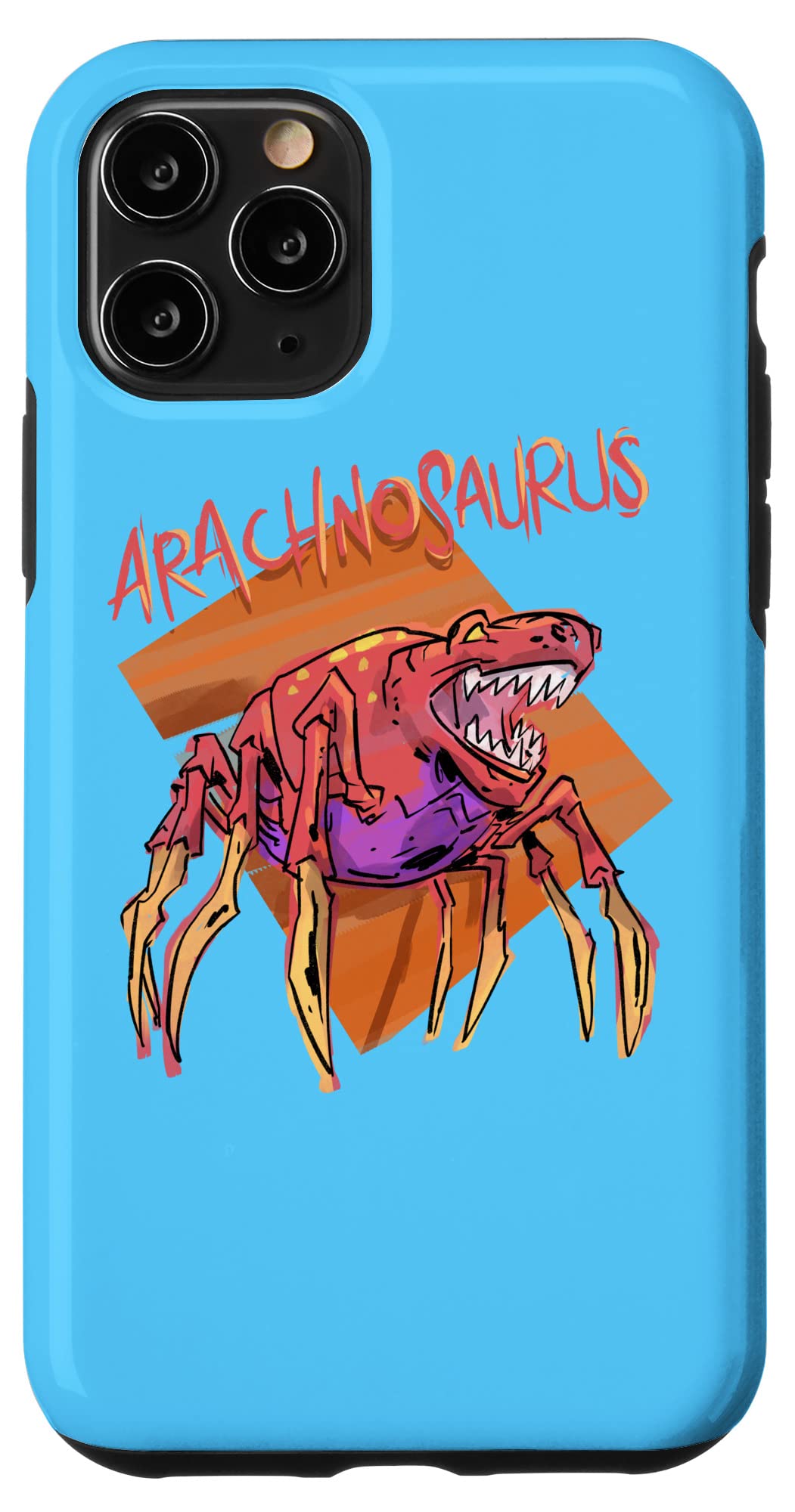iPhone 11 Pro Arachnosaurus Spider TRex 恐竜 ティラノサウルス レックスラバー スマホケース