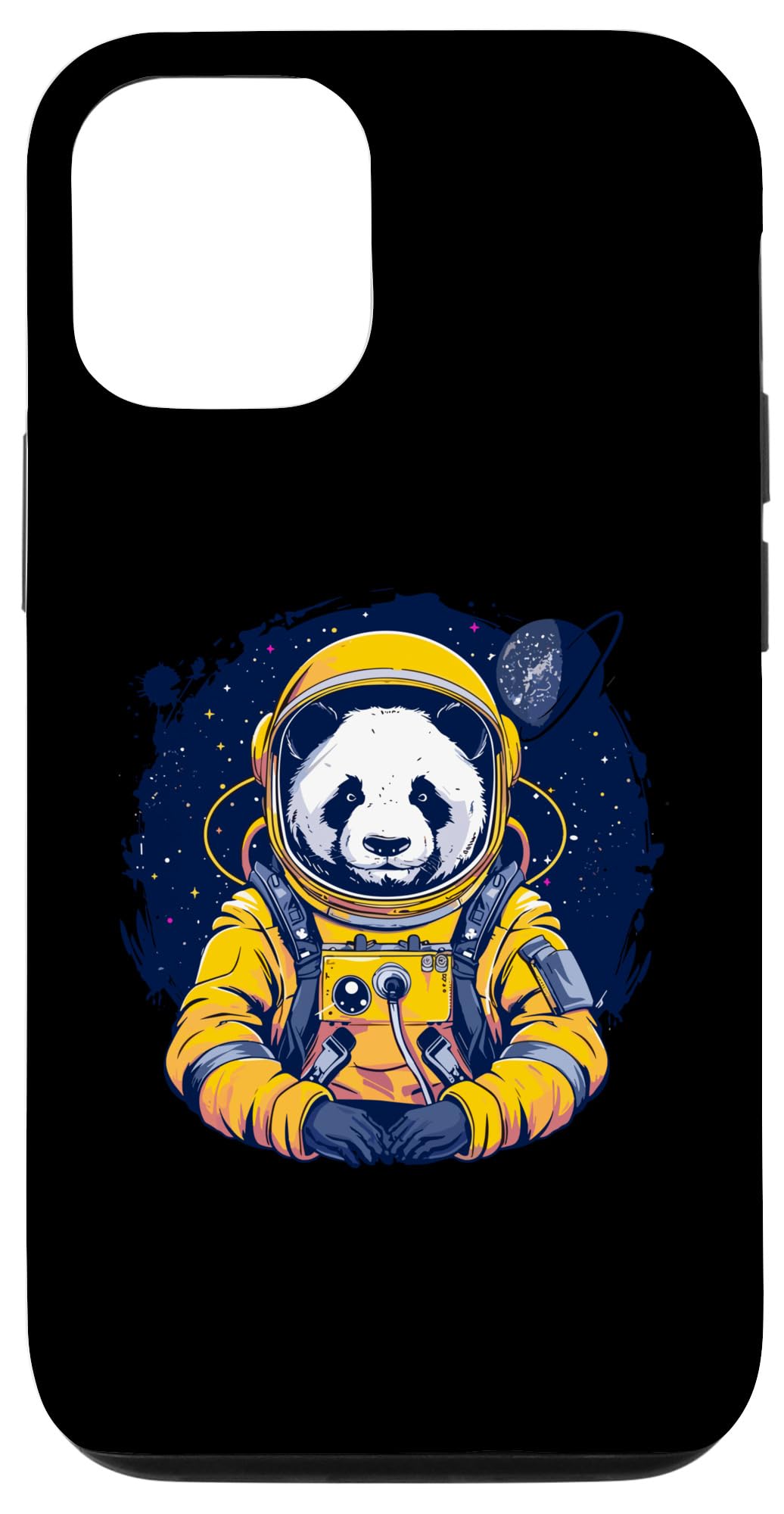 iPhone 15 パンダ宇宙飛行士 - 竹ロケットの冒険 スマホケース