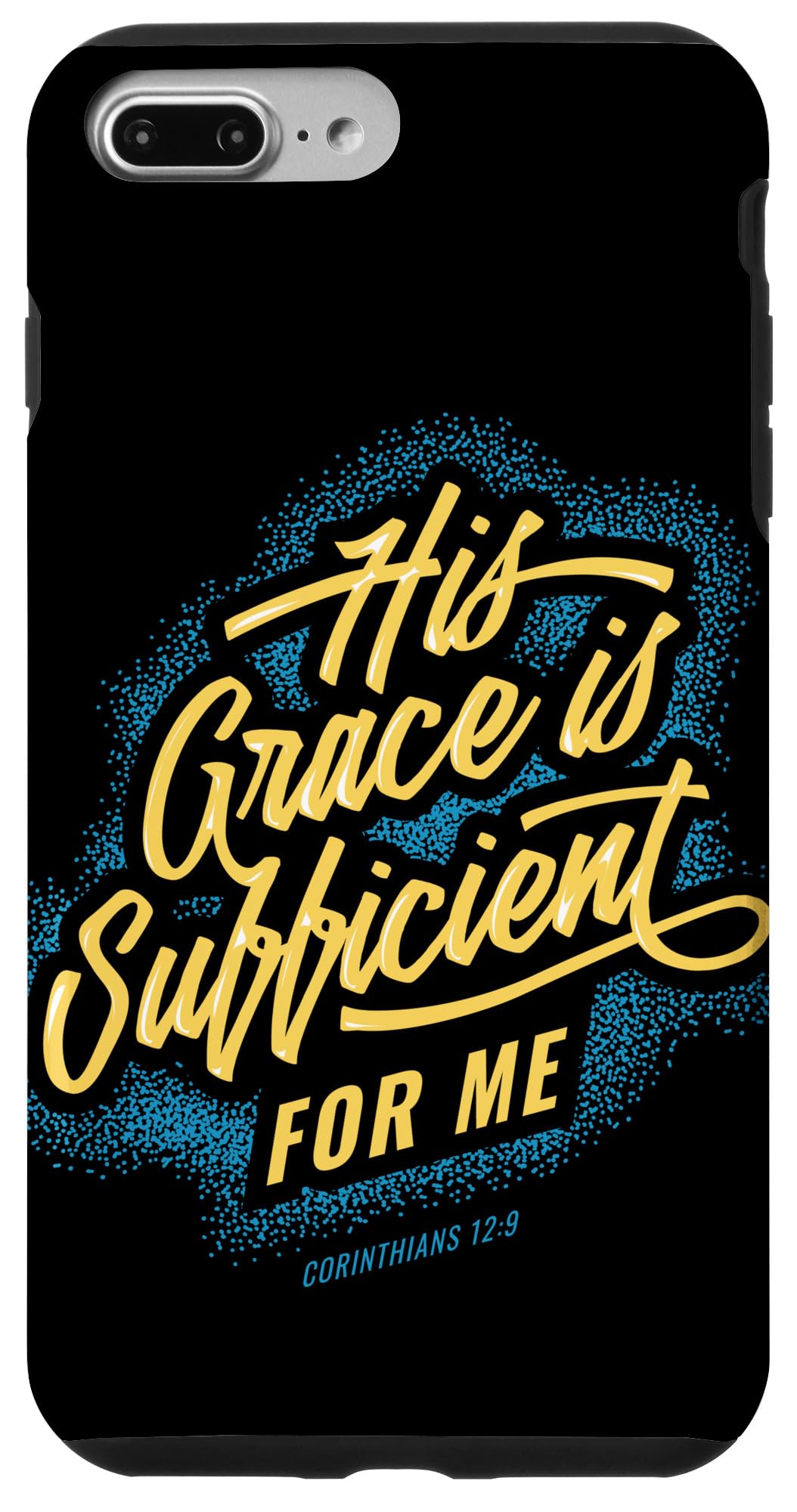 iPhone 7 Plus/8 Plus Corinthians 12:9 彼の恵みは十分な愛です 神クリスチャン スマホケース