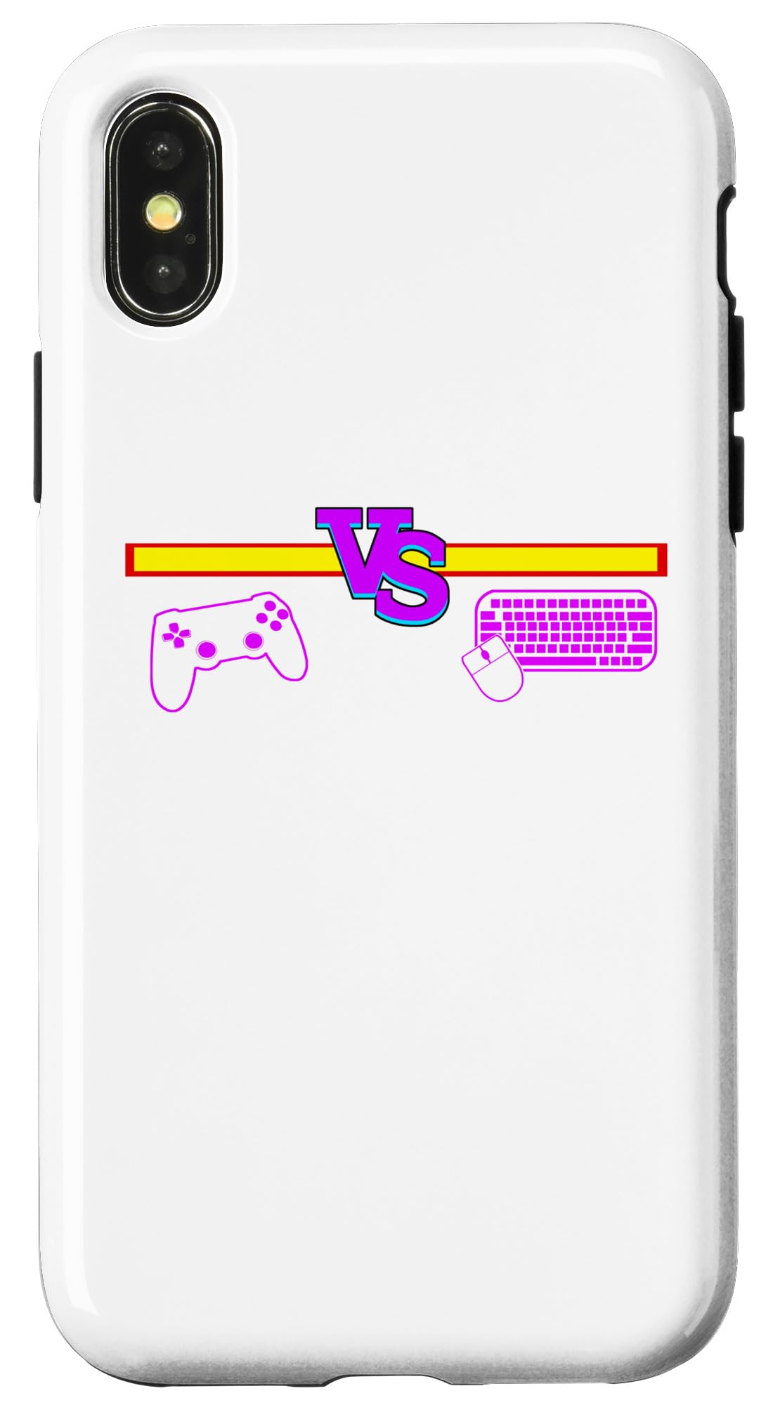 iPhone X/XS コントローラ キーボード ビデオゲーム ゲームゲーマー スマホケース