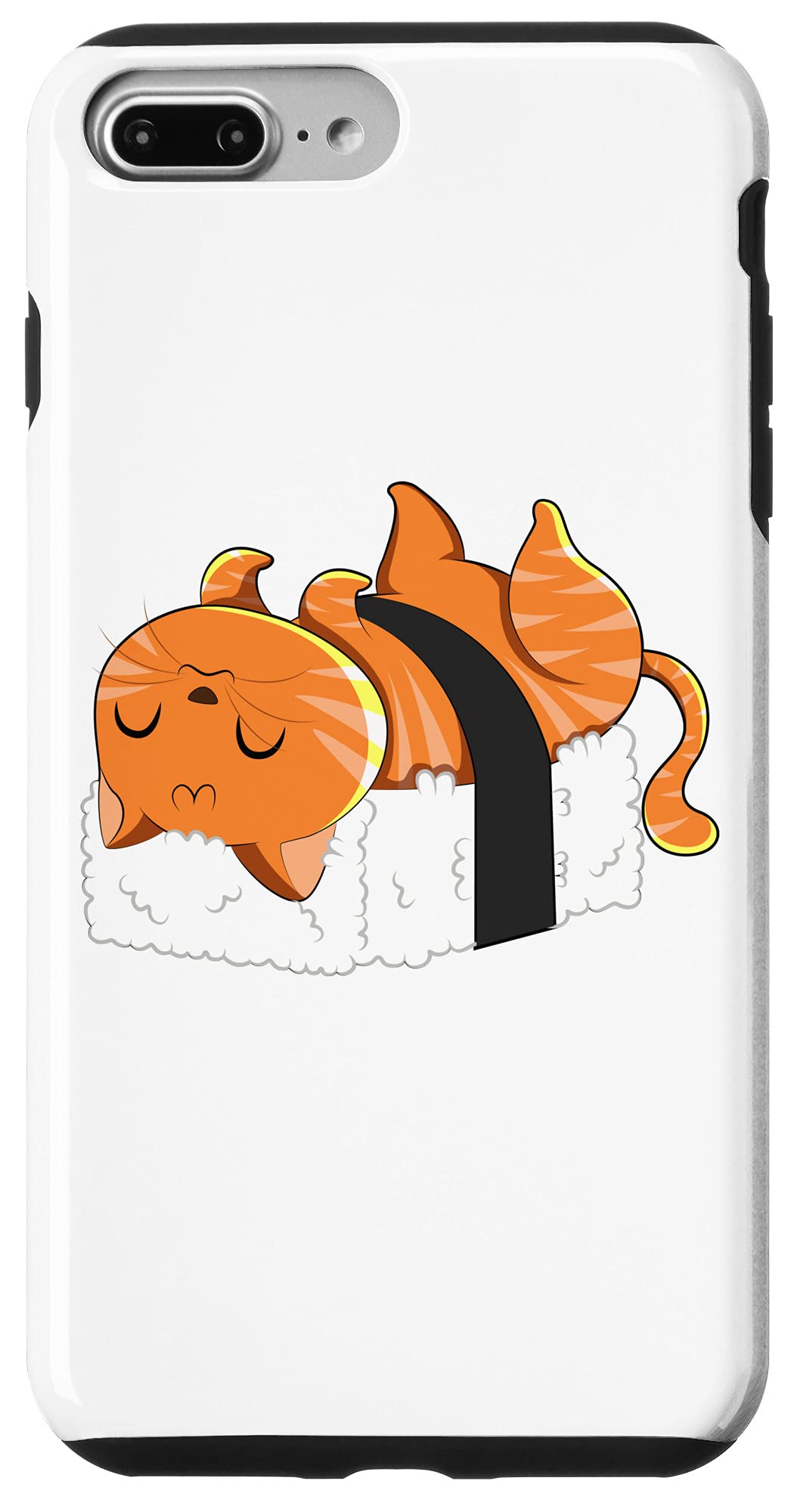 iPhone 7 Plus/8 Plus 猫 寿司 にぎり カワイイ アニメ 日本語 スマホケース